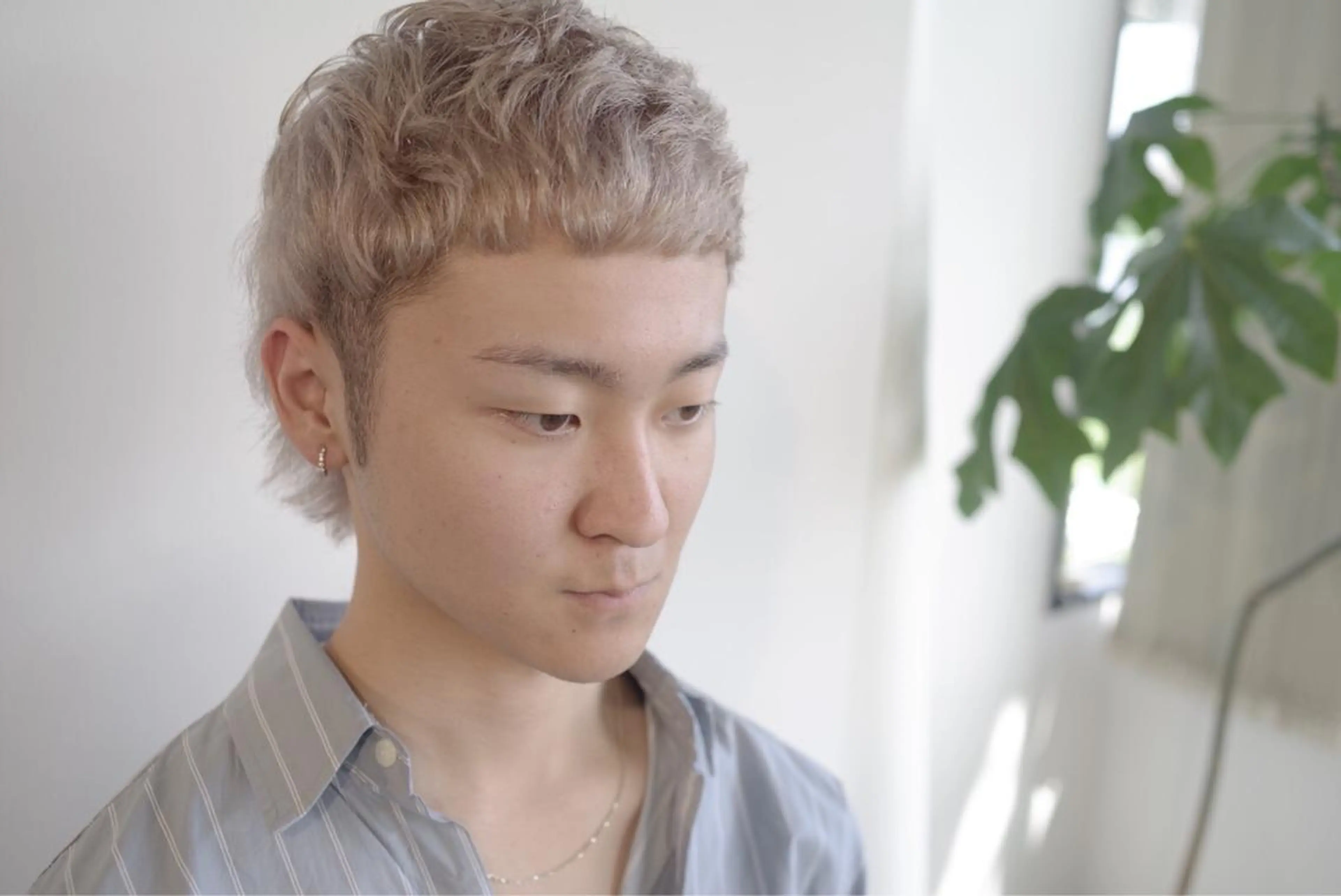 ショート カラー メンズ メンズウルフカット ウルフカット 【メンズ職人】 ✂️佐藤友のヘアスタイル