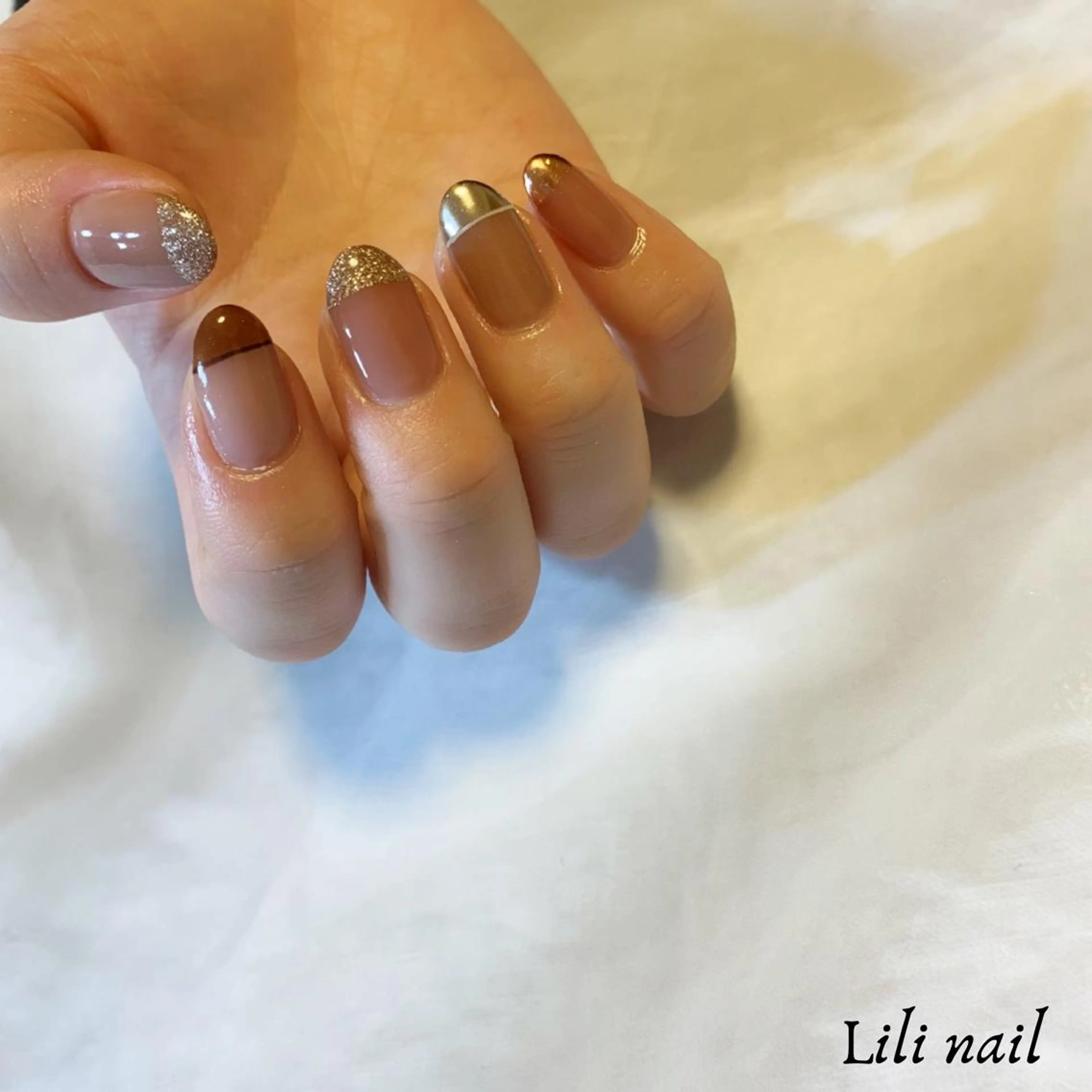 ネイル フレンチネイル ハンドネイル Lili beauty salon所属・Lilibeauty salonのネイルデザイン