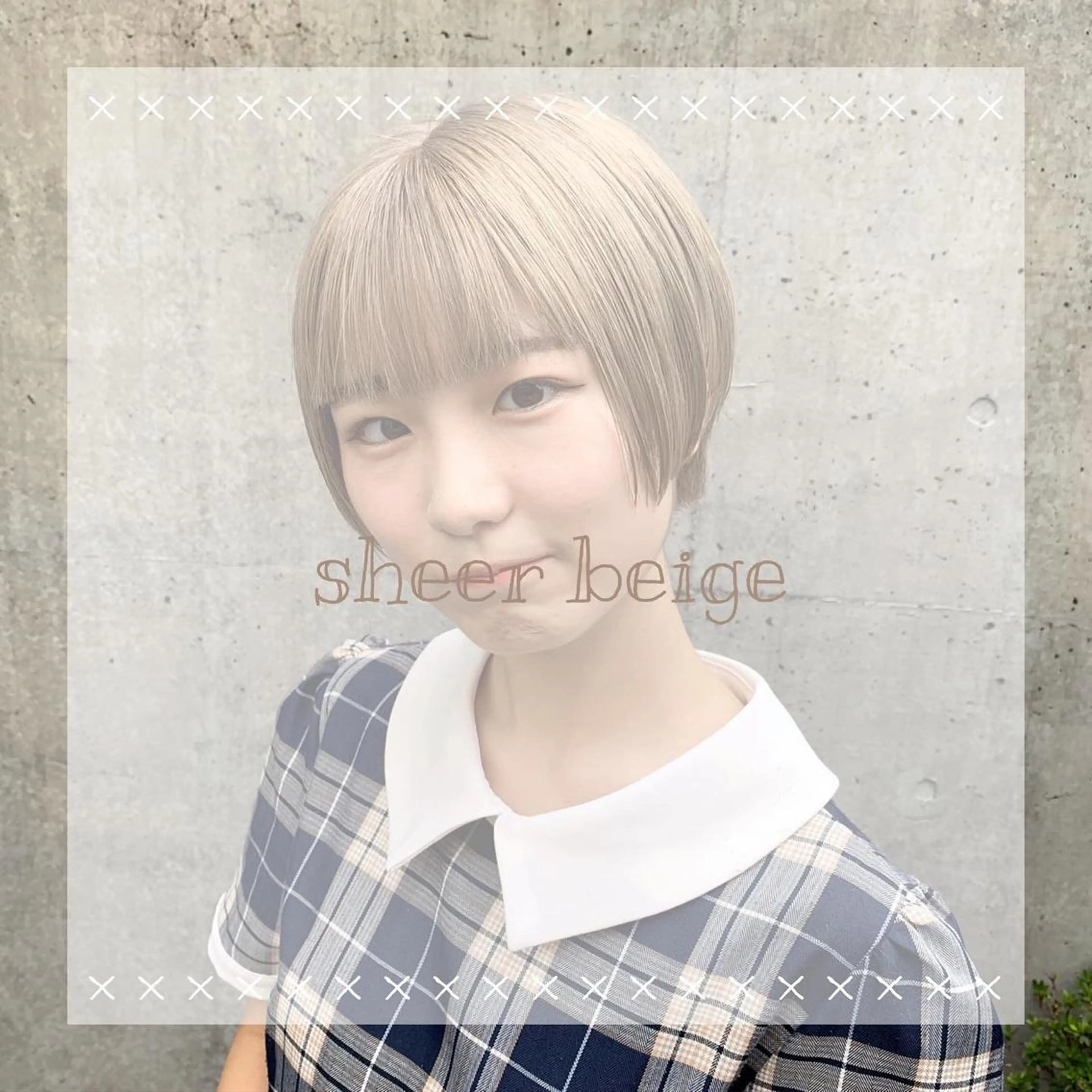 ショート カラー ブリーチ 🌷お洒落推しカラー moe🐰🌷のヘアスタイル