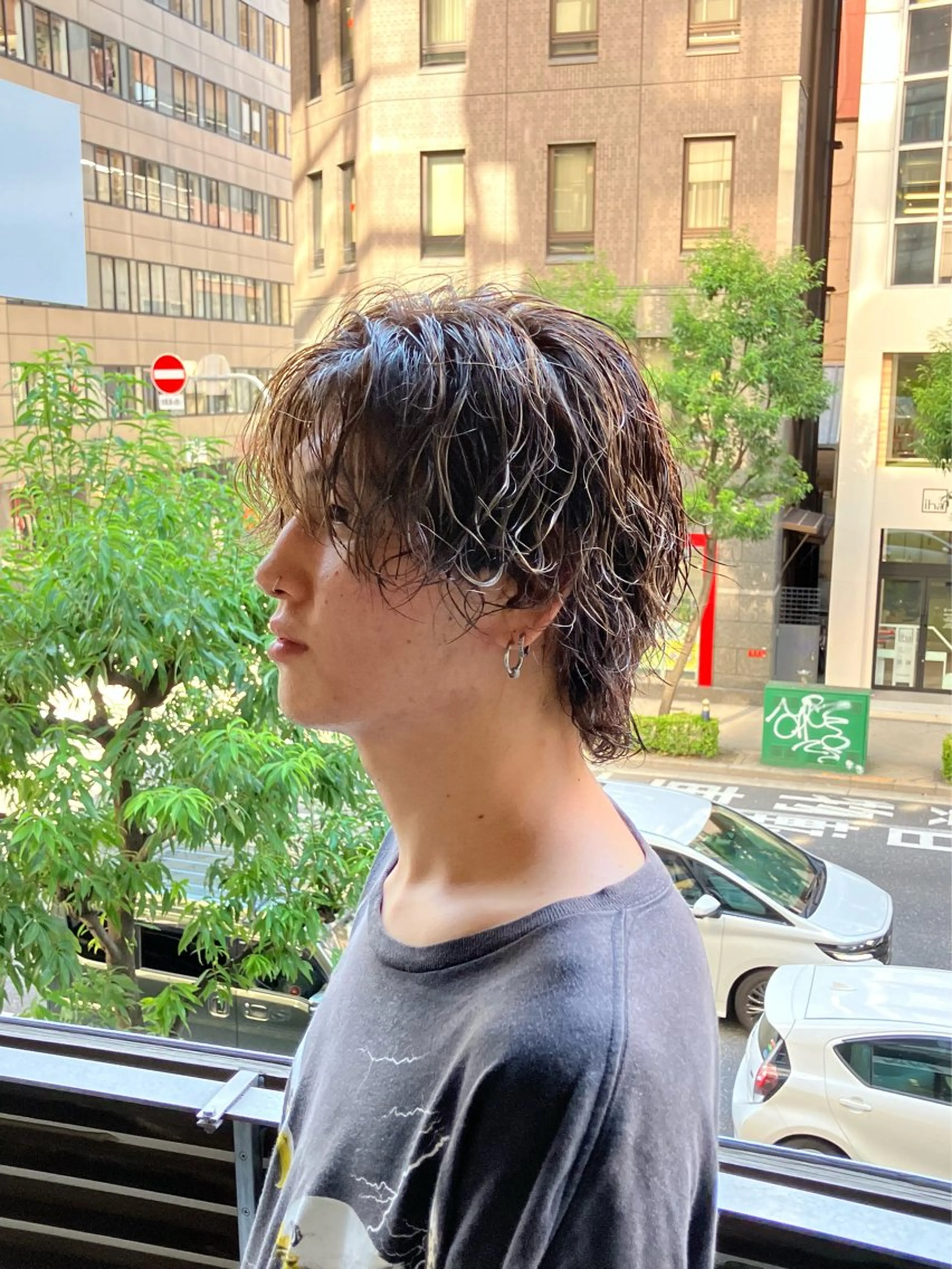 ショート メンズ メンズパーマ/心斎橋 /四ツ橋駅/しょうまのヘアスタイル