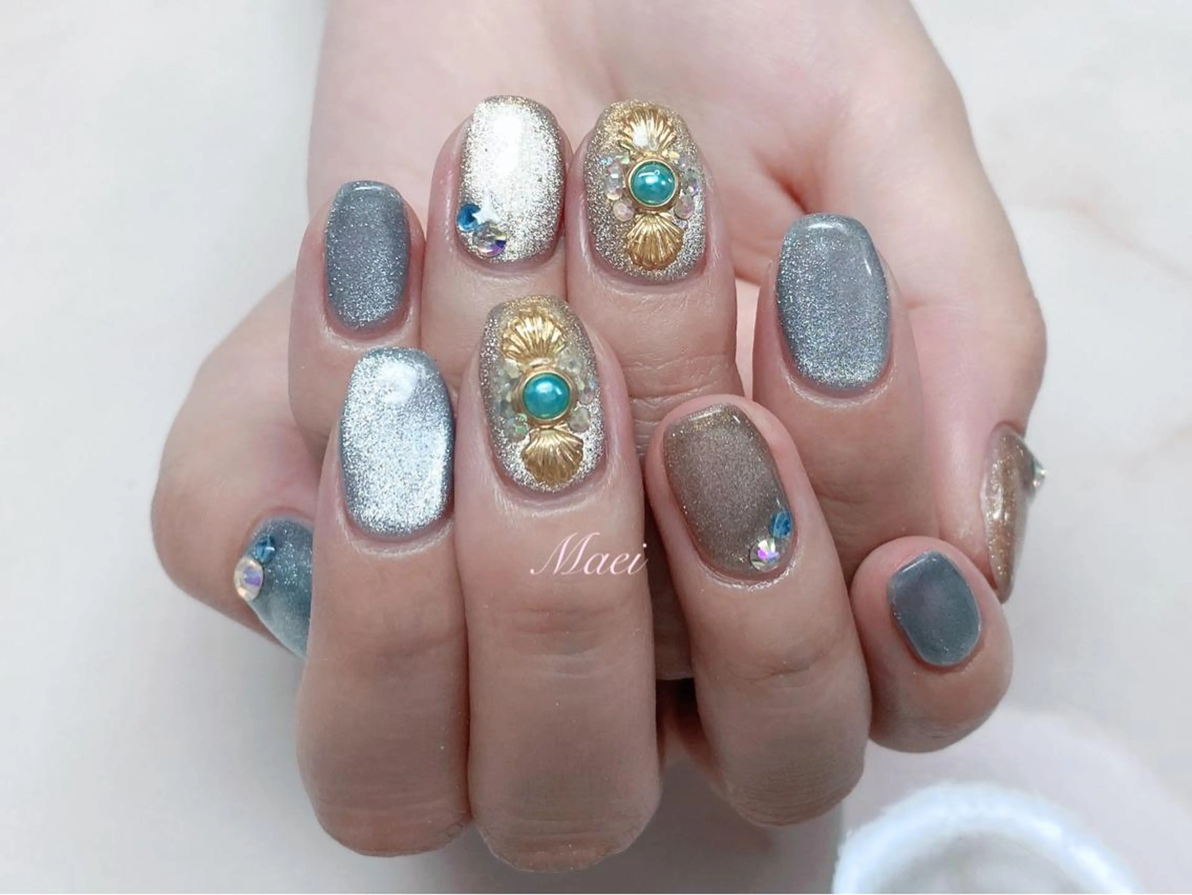 カラー ネイル ハンドネイル ハンドケア NIMO ネイルサロンのネイルデザイン