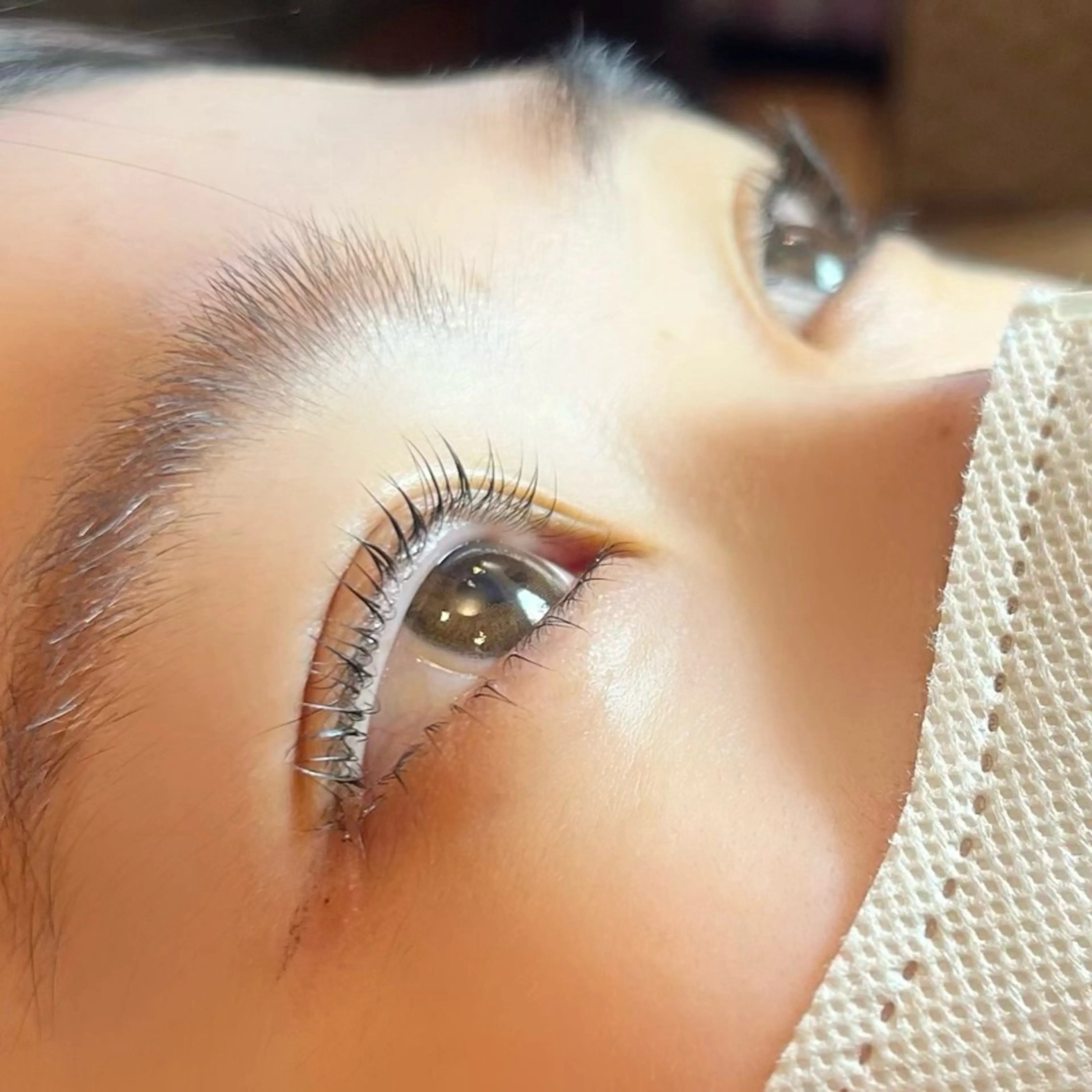 マツエク・マツパ パリジェンヌラッシュリフト かわの ももな 💜ྀིのヘアスタイル