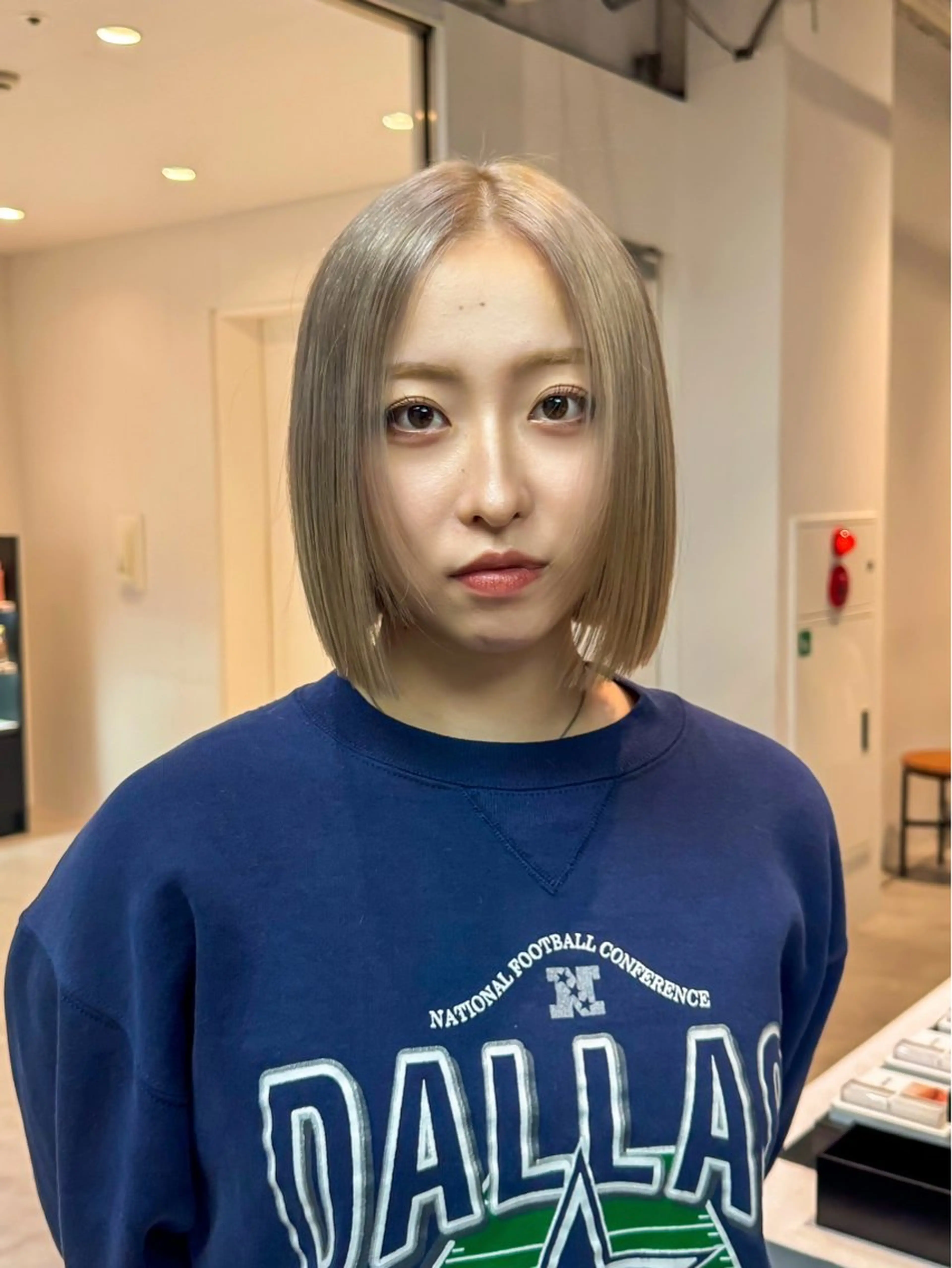 ミディアム ボブ トリートメント 小田 晃瑛のヘアスタイル