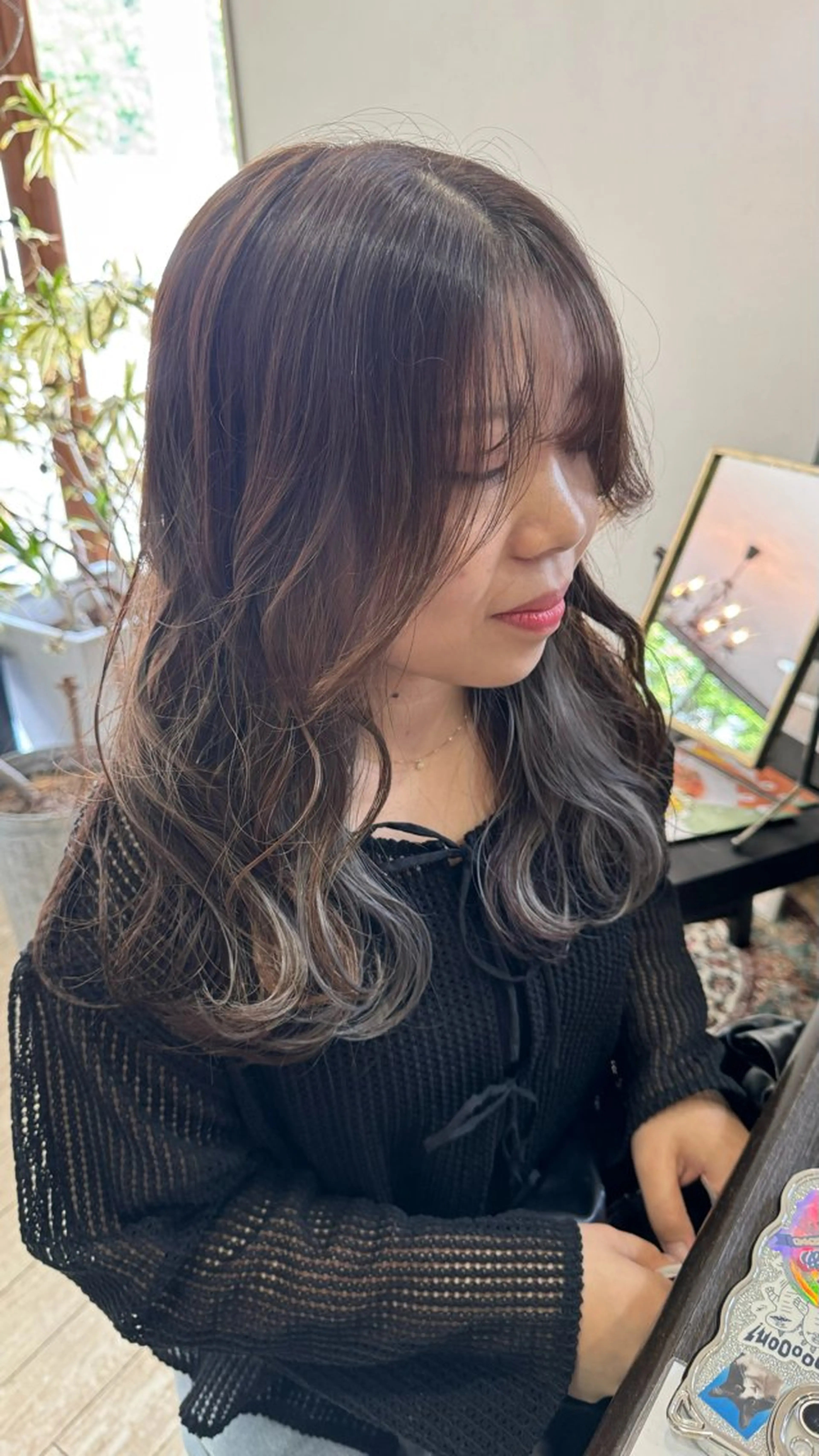 ロング カラー ブリーチ インナーカラー ヘアカラー トリートメント お悩み改善カット 太田皓大のヘアスタイル