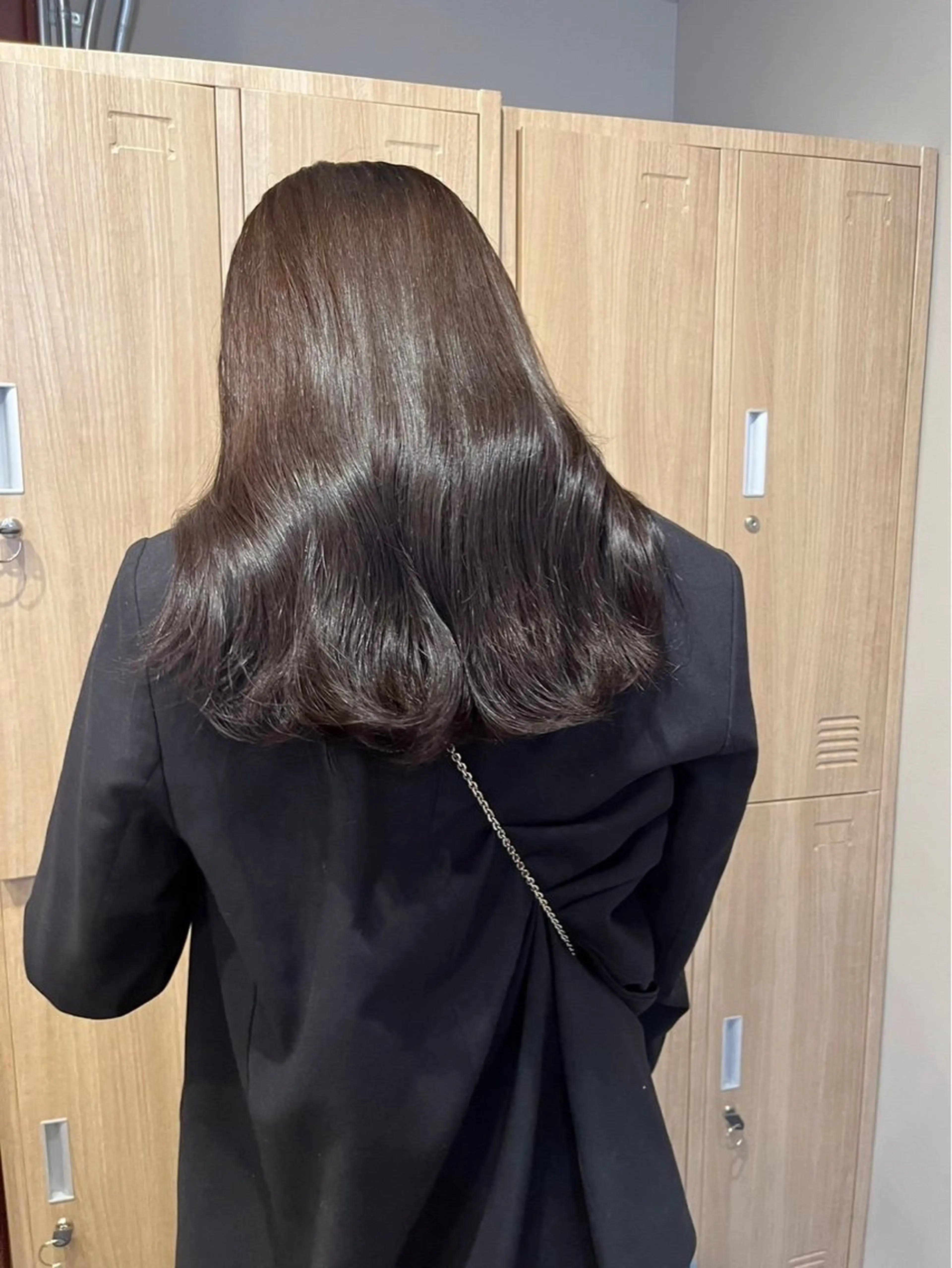 セミロング カット ヘアカラー トリートメント レイヤーカット/暖色 カラー/mao🎀のヘアスタイル