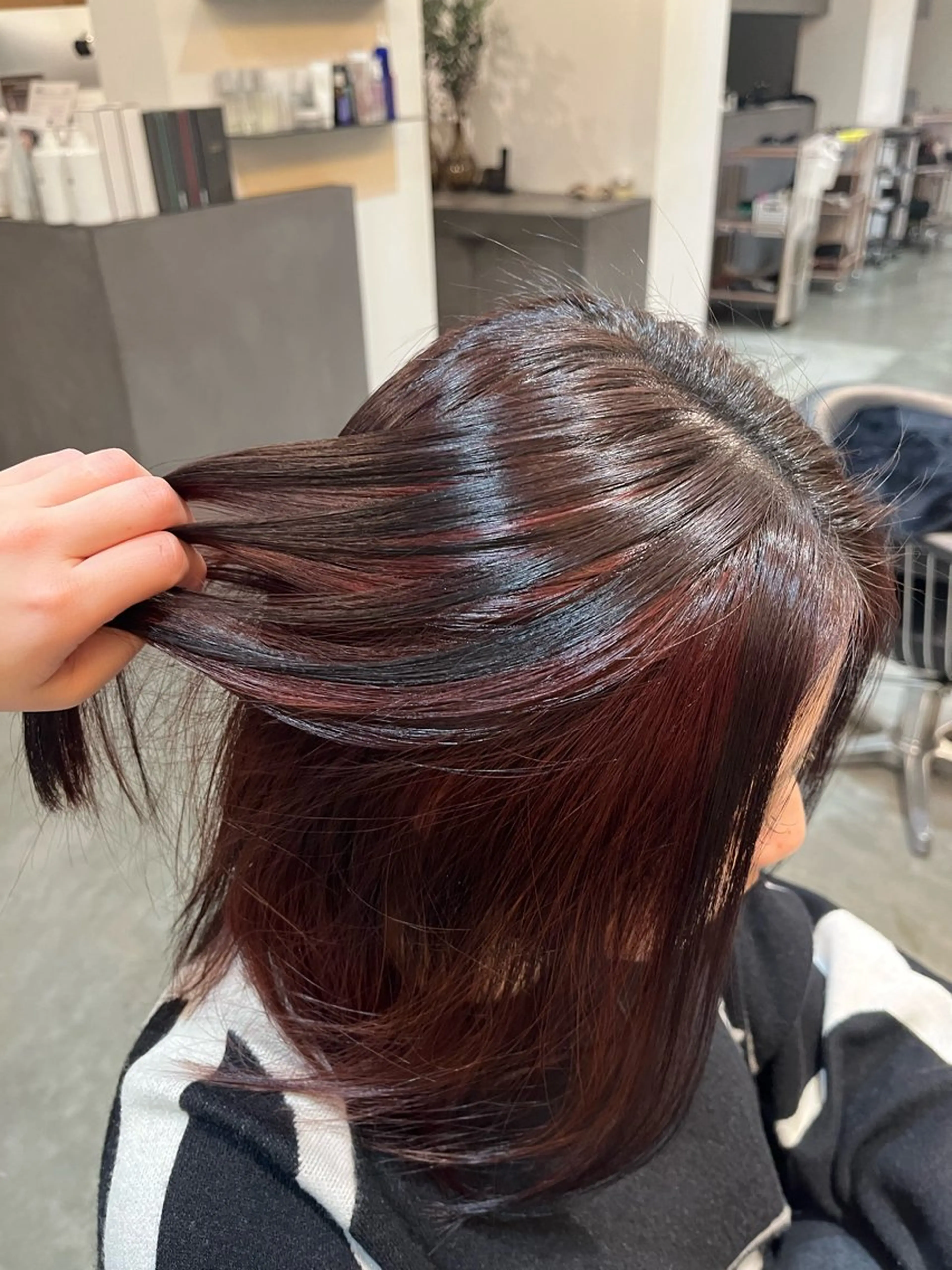 ミディアム Dulce oro所属・モデル募集/円山/ 暖色/yurinaのヘアスタイル