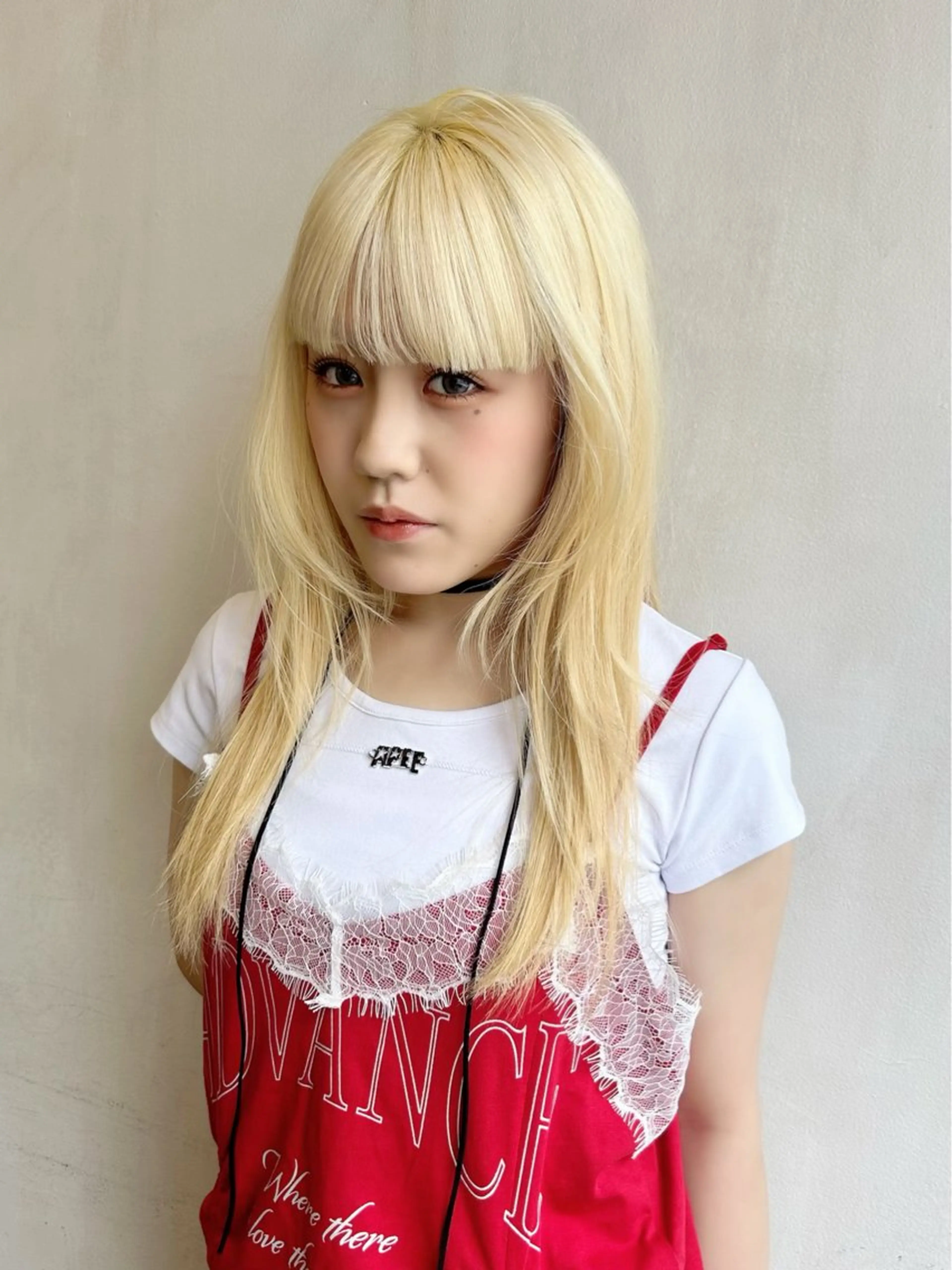 セミロング カット ヘアカラー トリートメント ハイトーン/ブリーチ 🧁soraのヘアスタイル