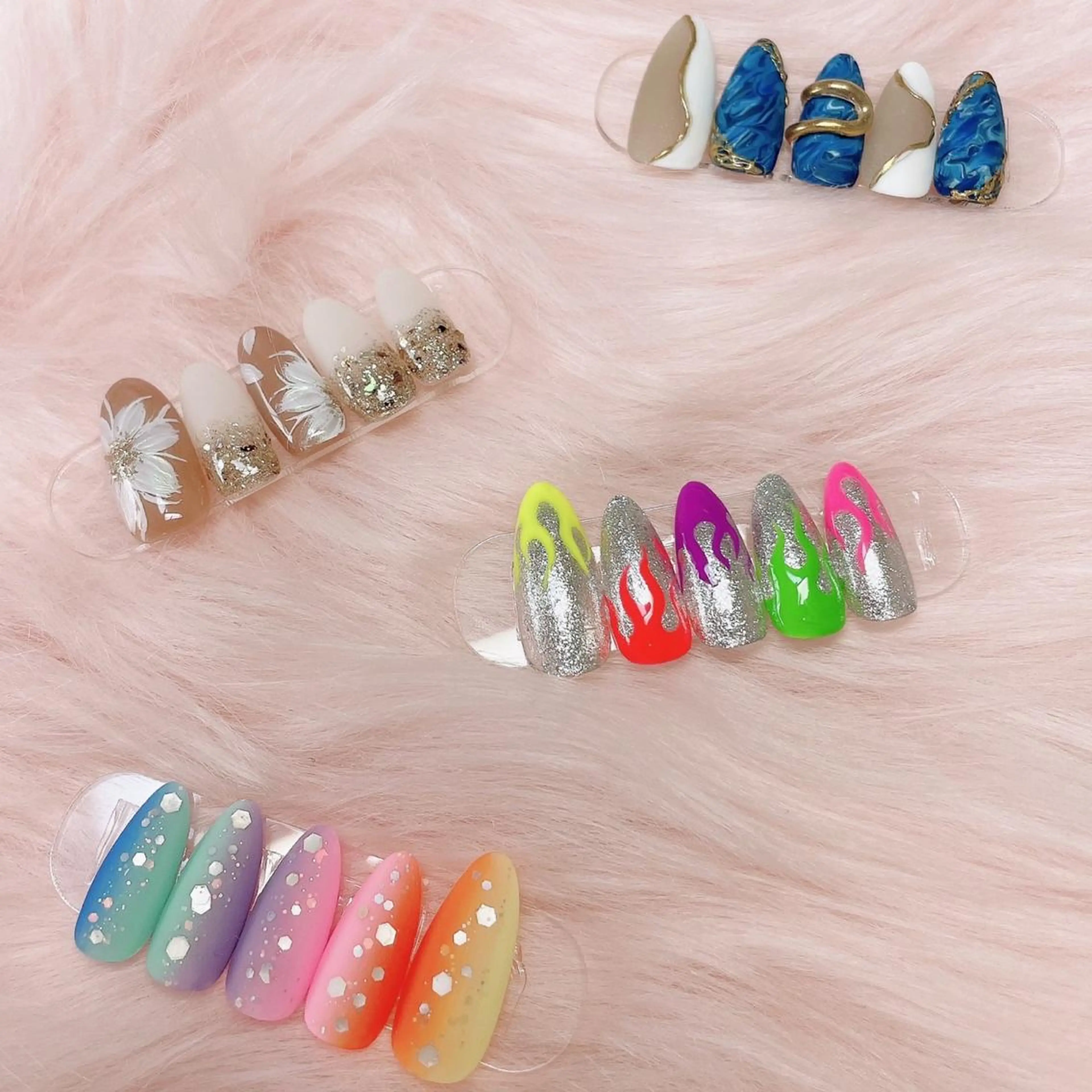 自爪10本アートコース付け替えオフ込みの写真