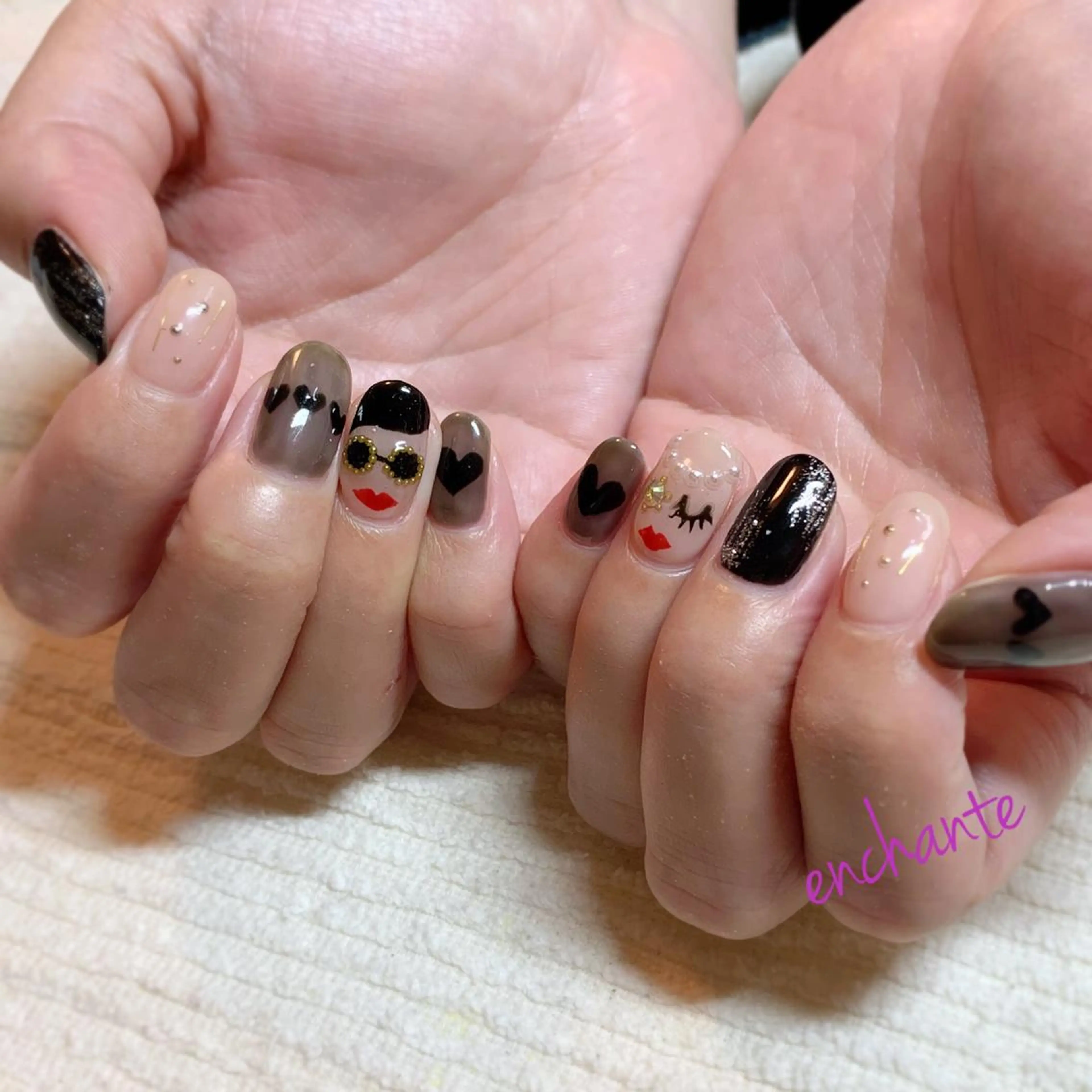 ネイル アンシャンテ所属・enchante 自由が丘のネイルデザイン