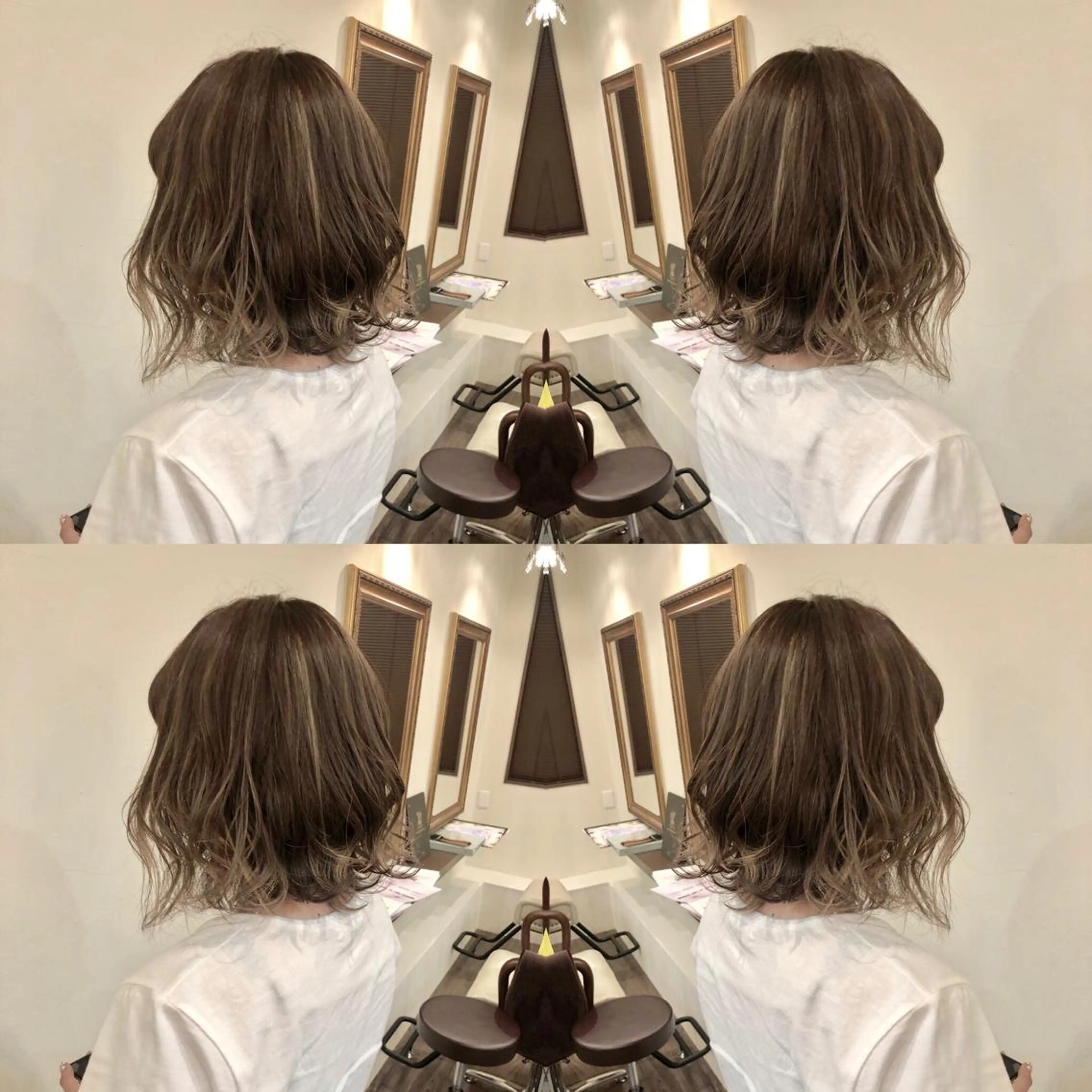 ミディアム カラー ヘアカラー Hair make VERDA所属・宮下 耕平のヘアスタイル