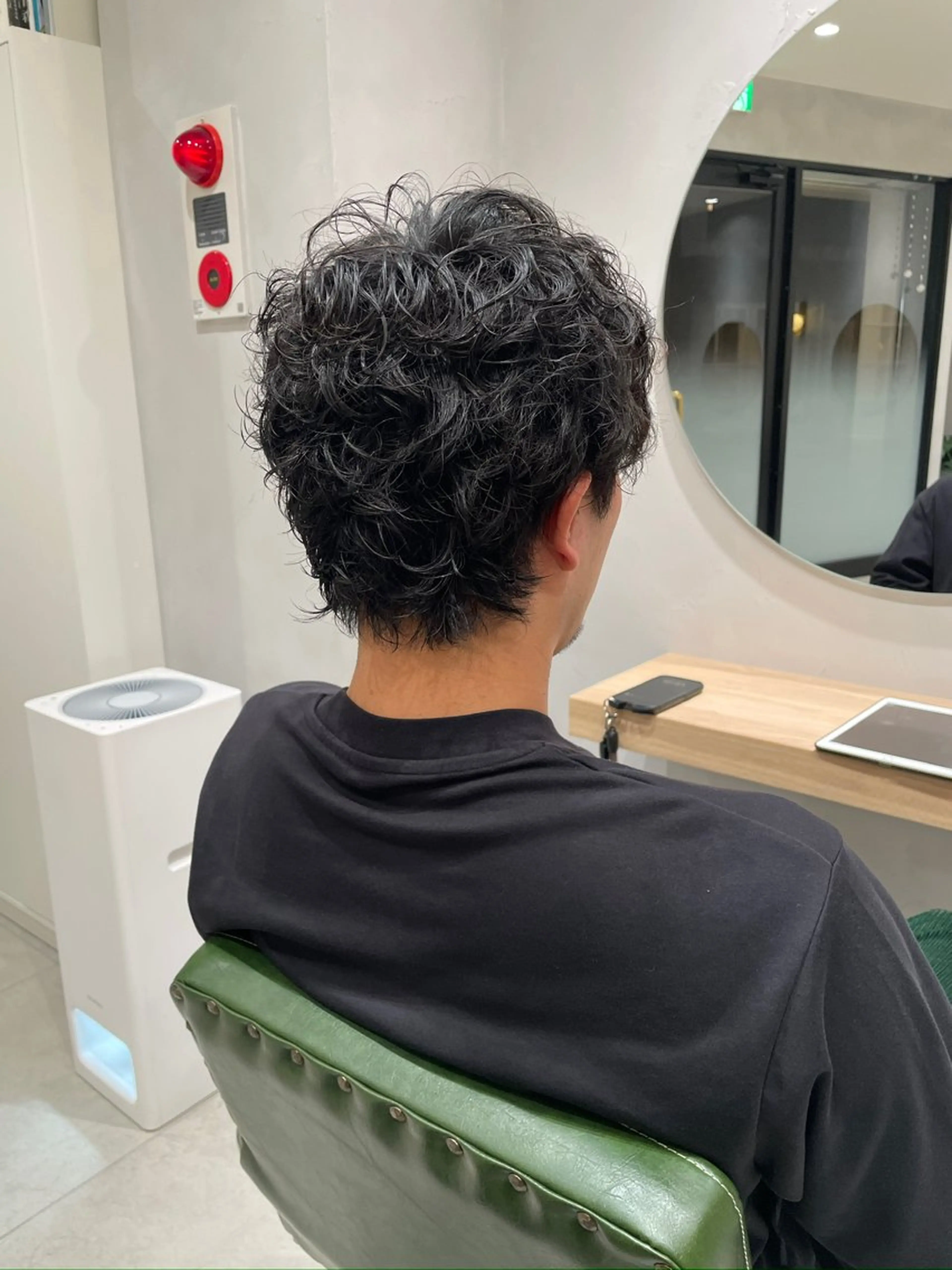 ショート パーマ メンズ カット パーマ 畠山 渚のヘアスタイル