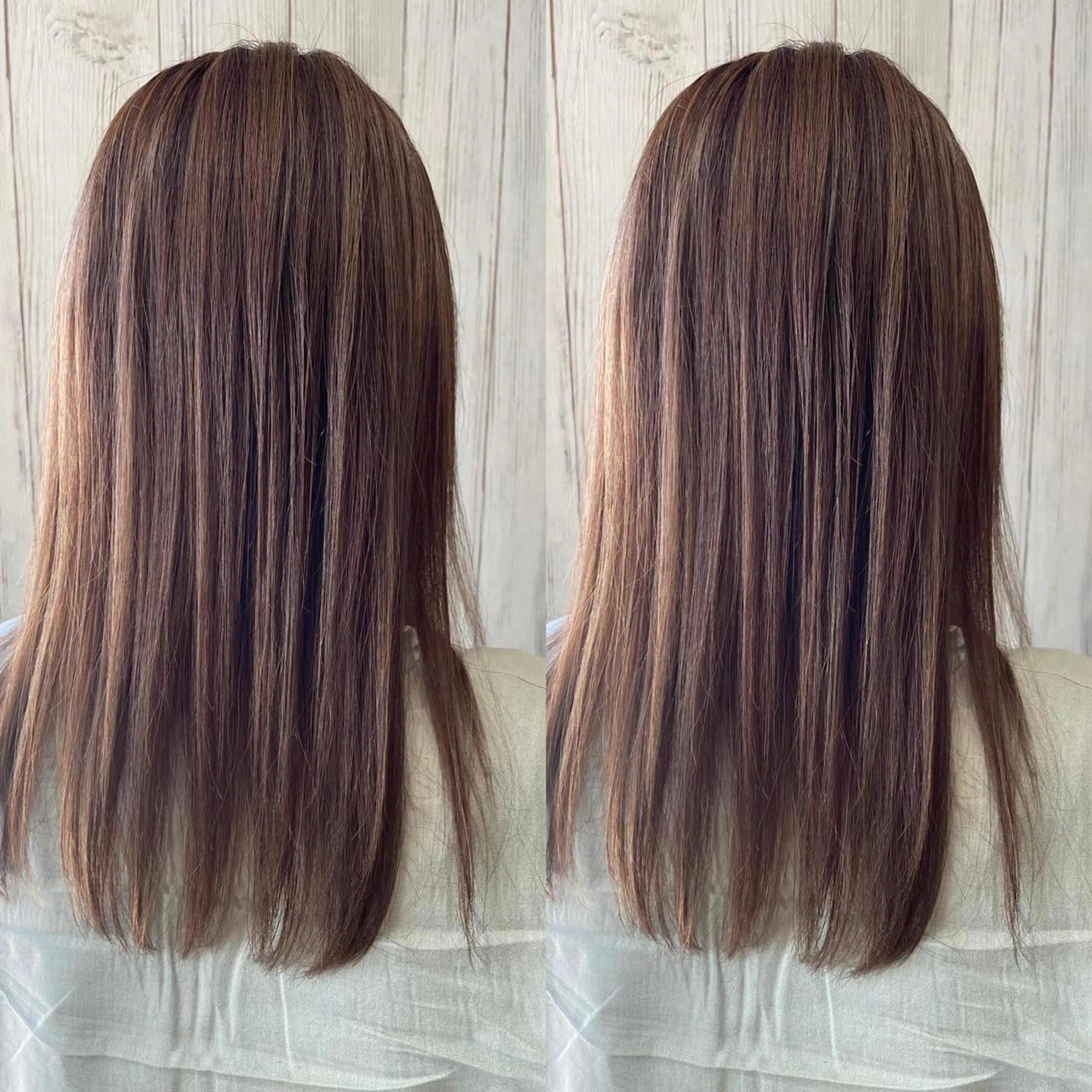 ロング カラー ベージュカラー ブリーチ ピンクカラー ヘアカラー ヘアサロンオスカー 岸和田蛸地蔵店のヘアスタイル