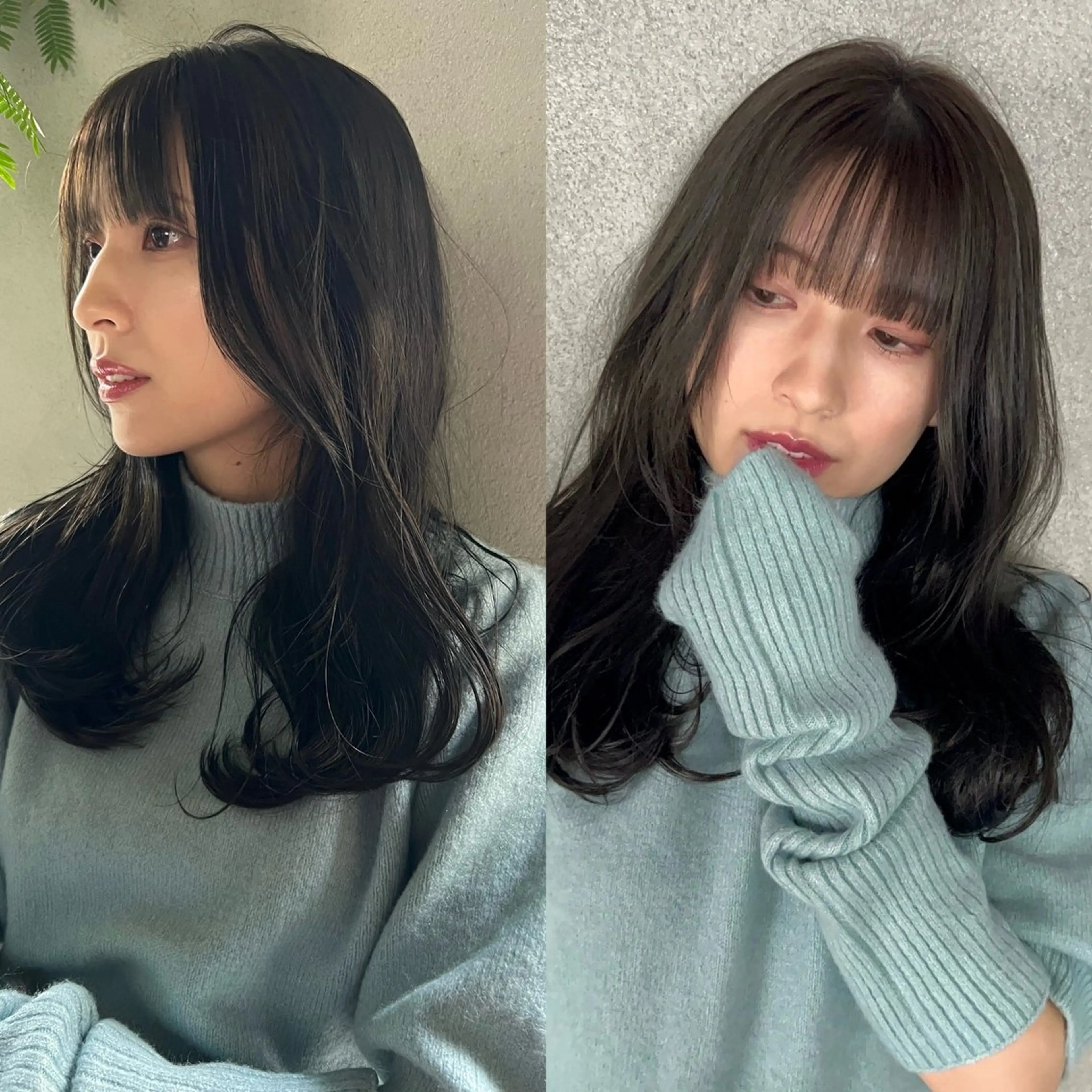 カット+透明感カラー+2stepトリートメントの写真