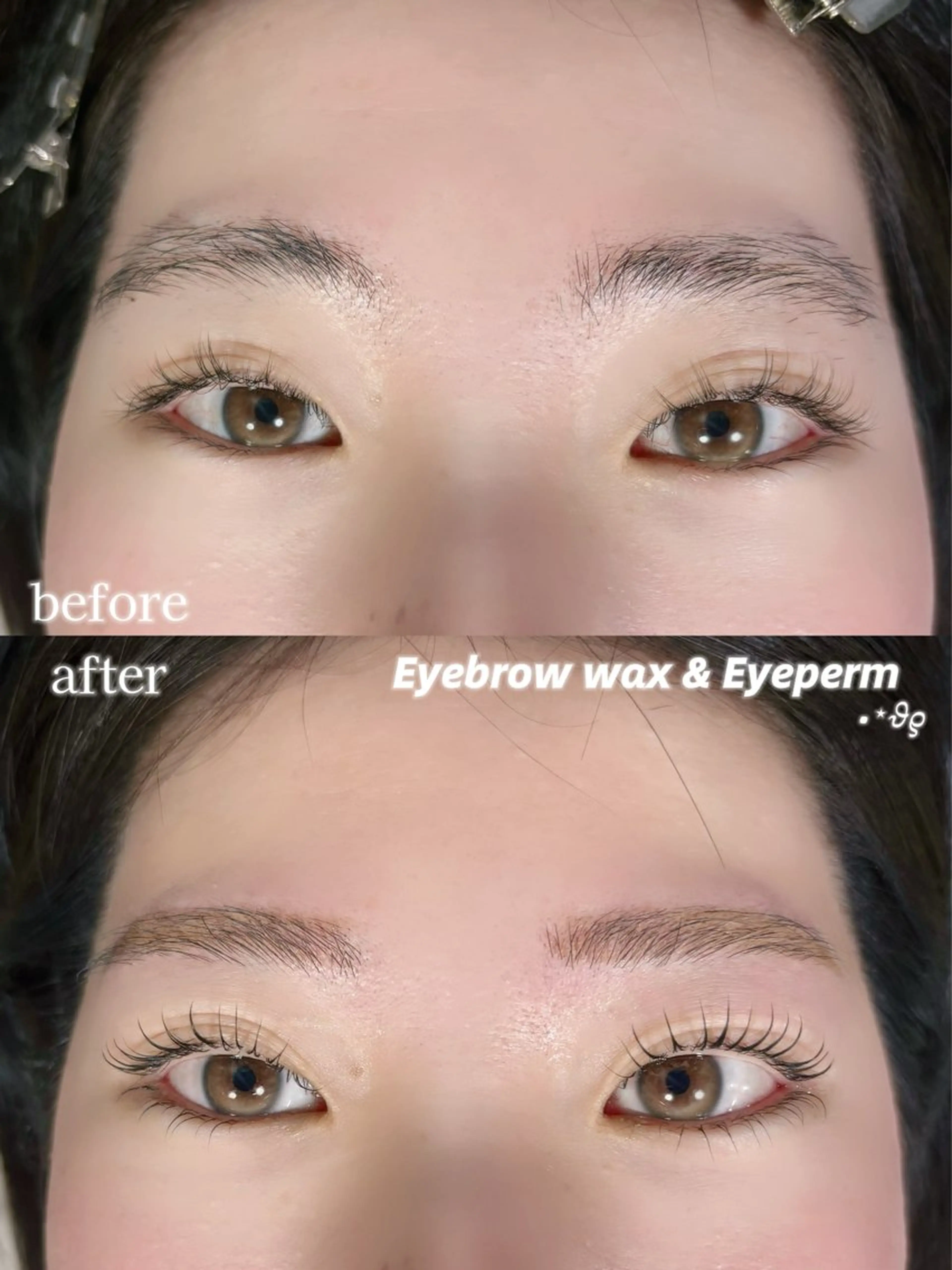 眉毛ワックス✨️簡単垢抜け＆お仕上げメイク付き￥5400の写真