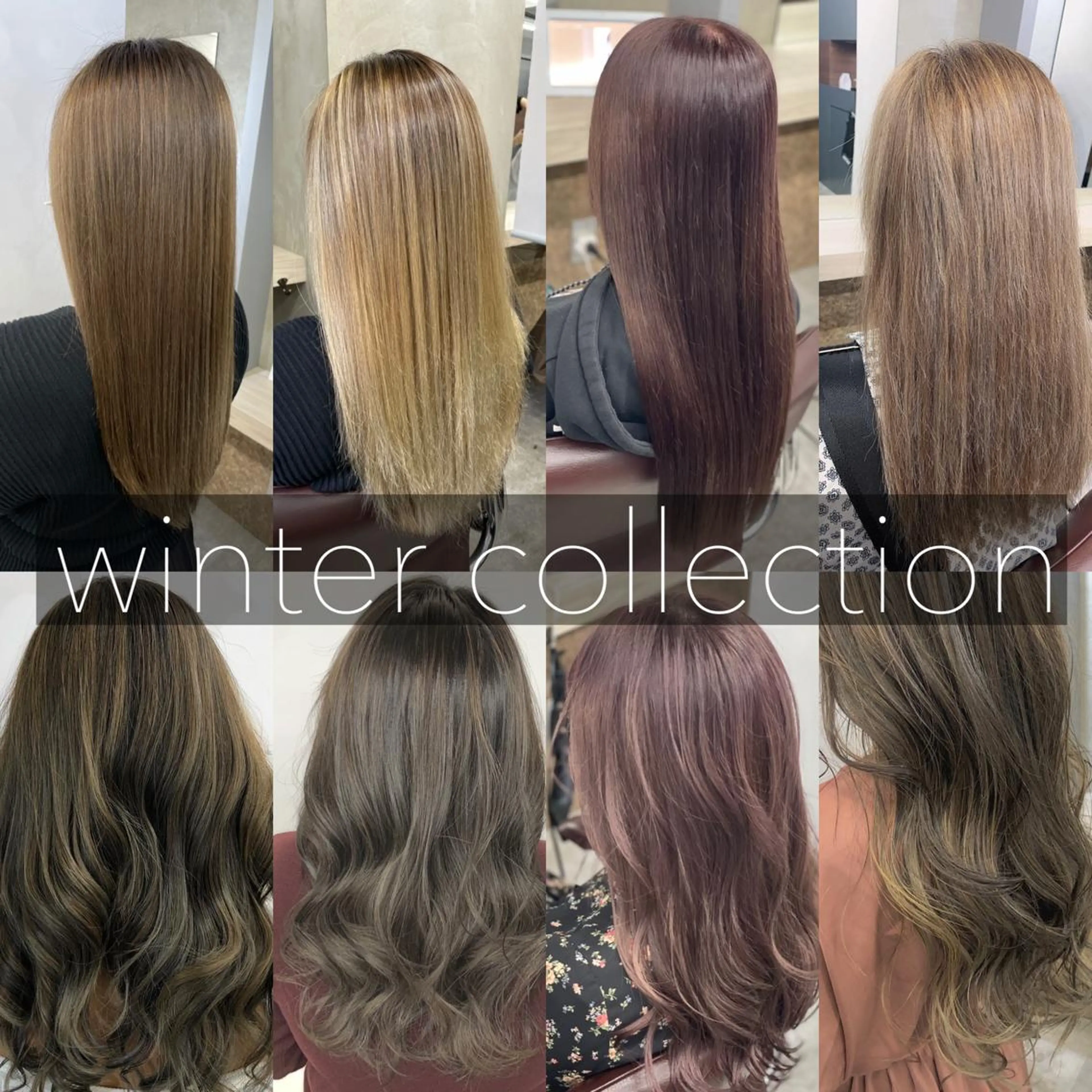 ロング カット ヘアカラー パーマ 縮毛矯正 トリートメント ヘアセット 🌟髪質改善ケアカラ ー美髪縮毛矯正y🌟のヘアスタイル