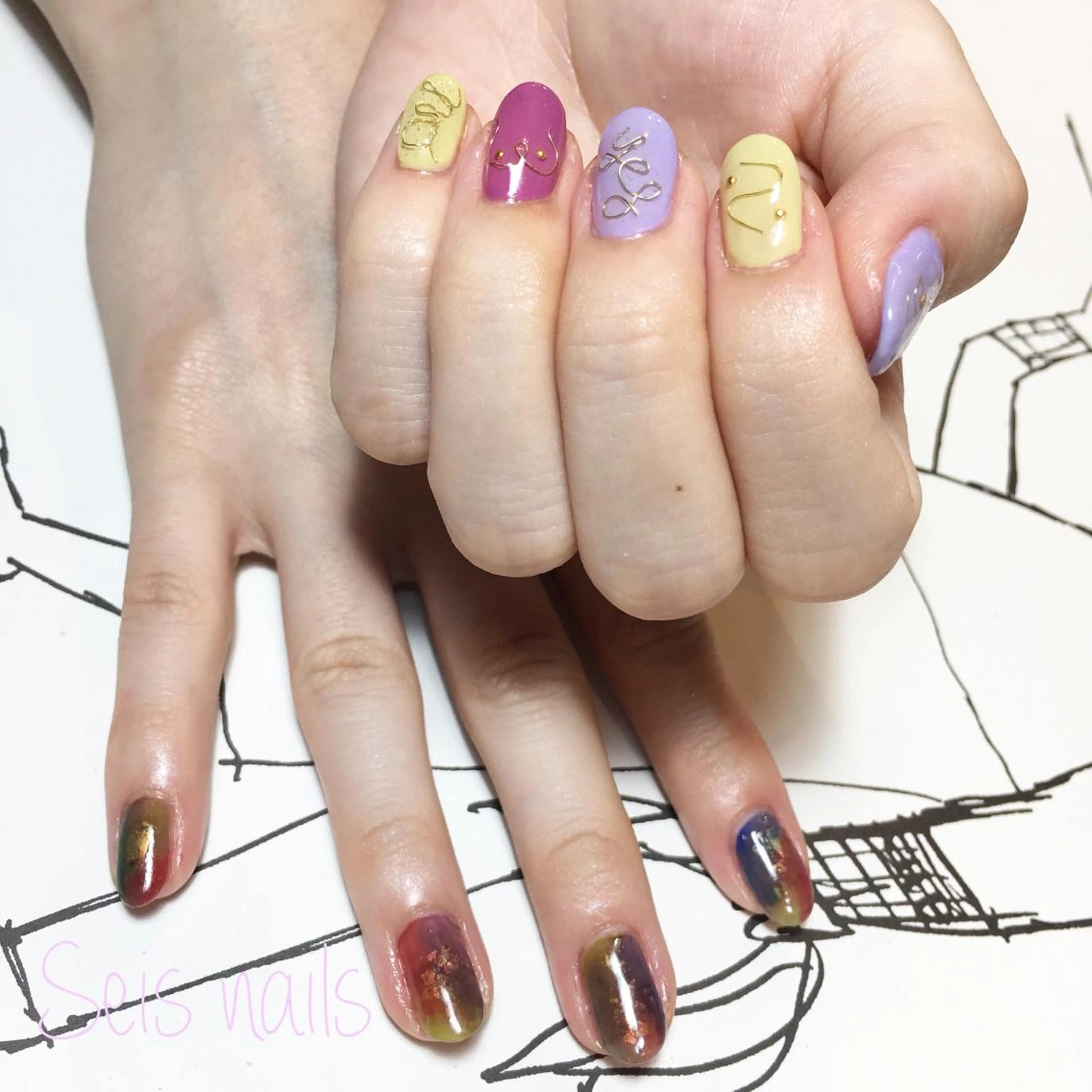 ネイル Seis Shihoのネイルデザイン