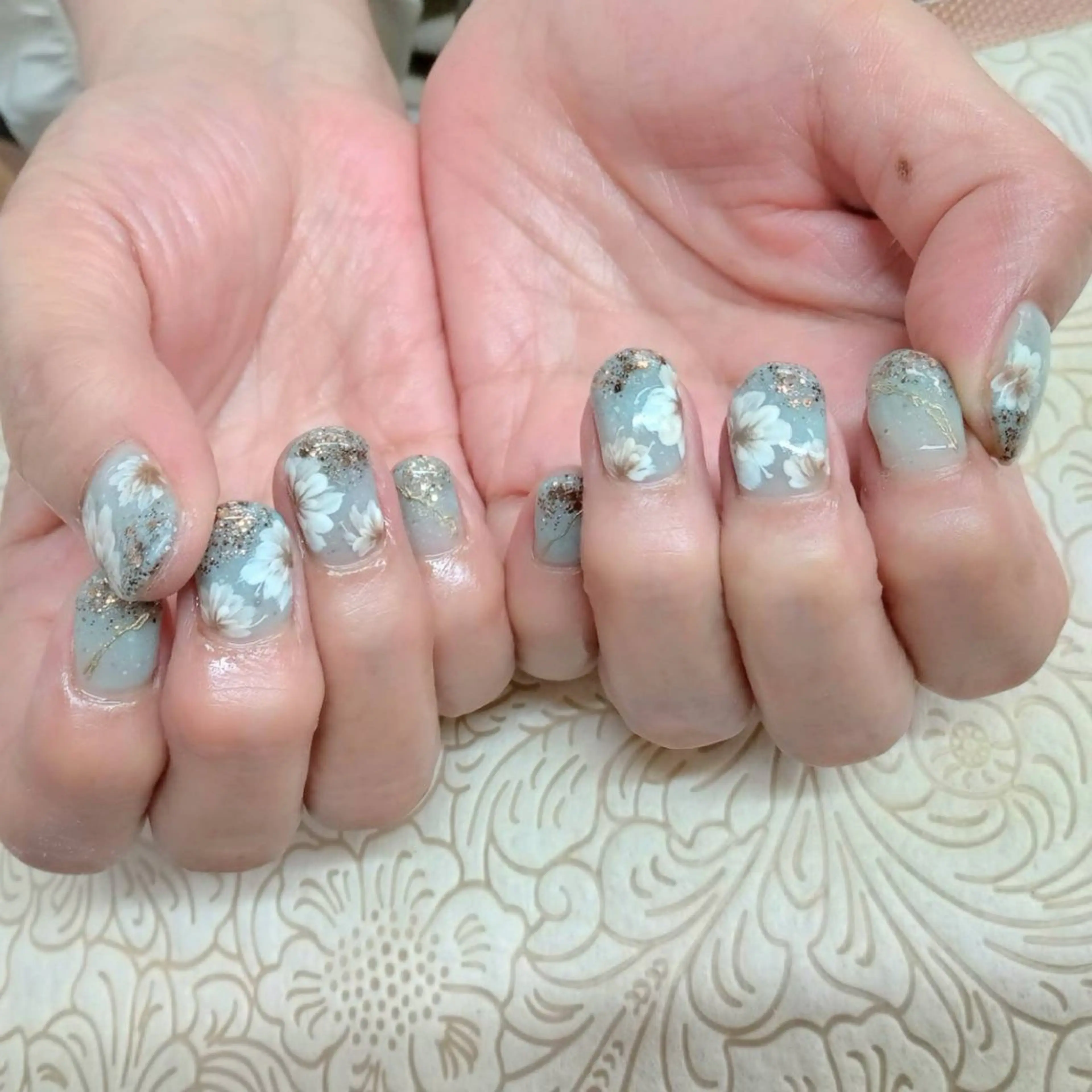 ネイル フラワーネイル precious nail room所属・precious nail  roomのネイルデザイン