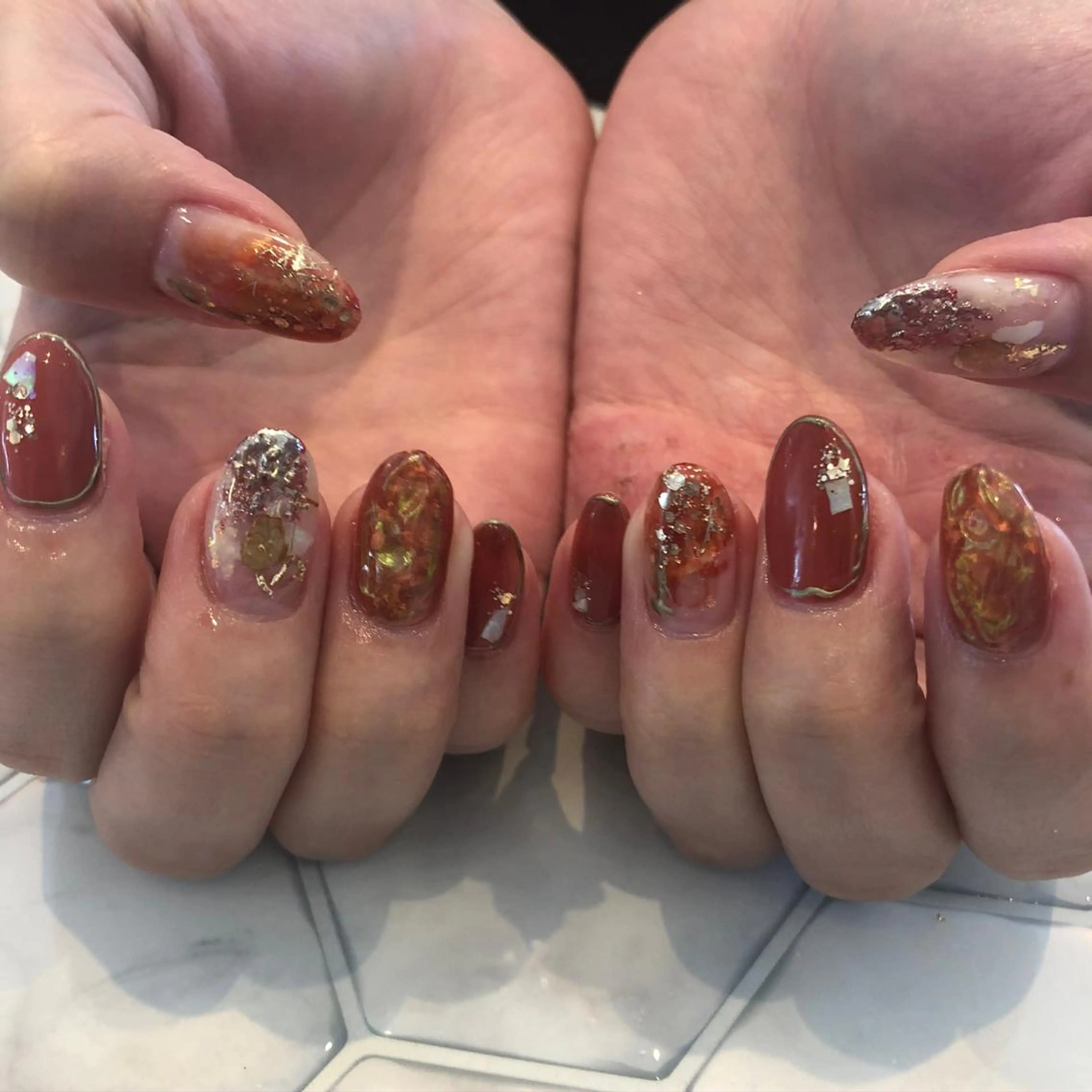 ネイル ハンドネイル Risa　/ EARTH小山のネイルデザイン