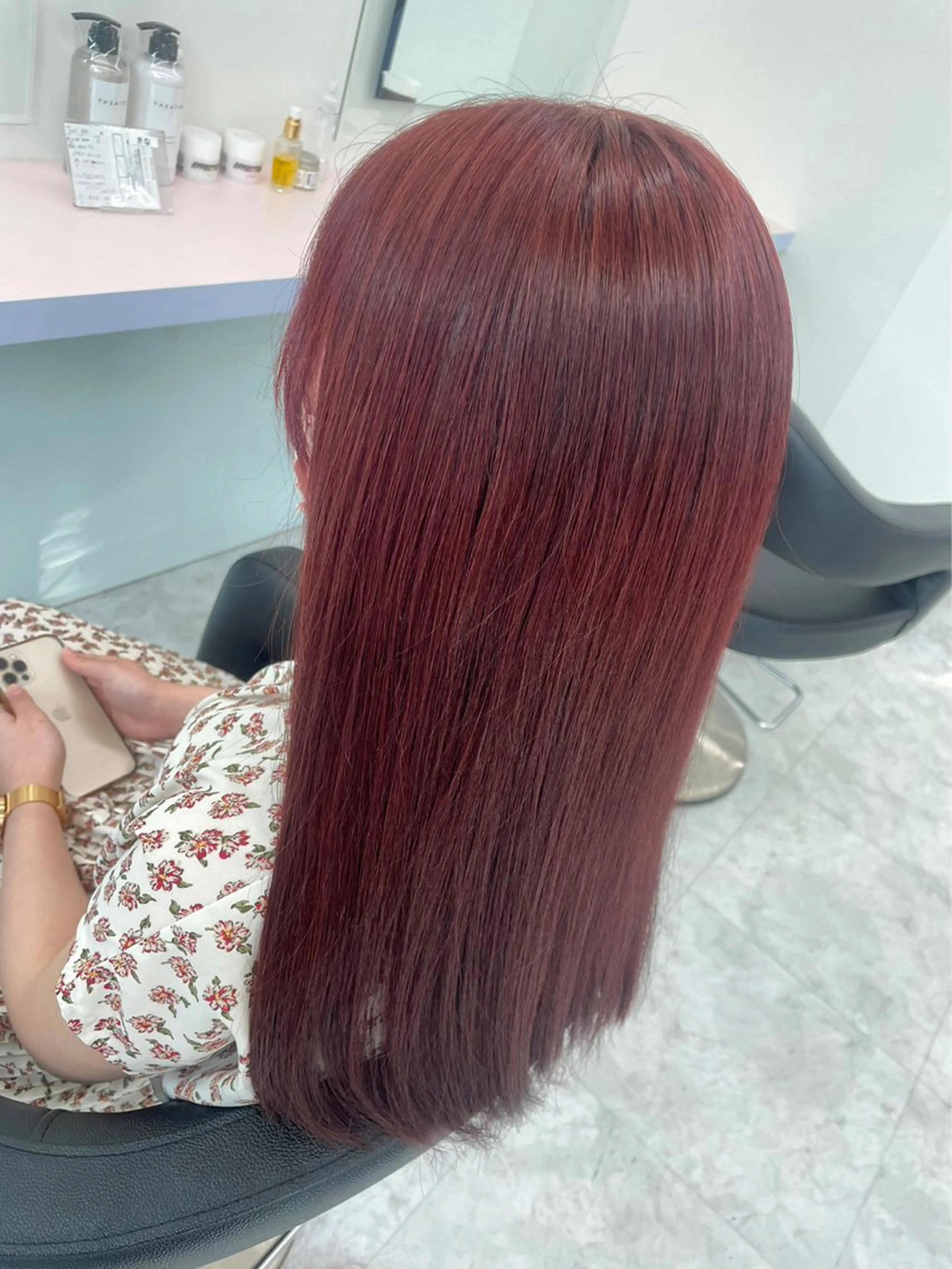 セミロング カラー パーマ ヘアアレンジ メンズ 🤍透明感カラー🤍 ブリーチ🤍AINEのヘアスタイル