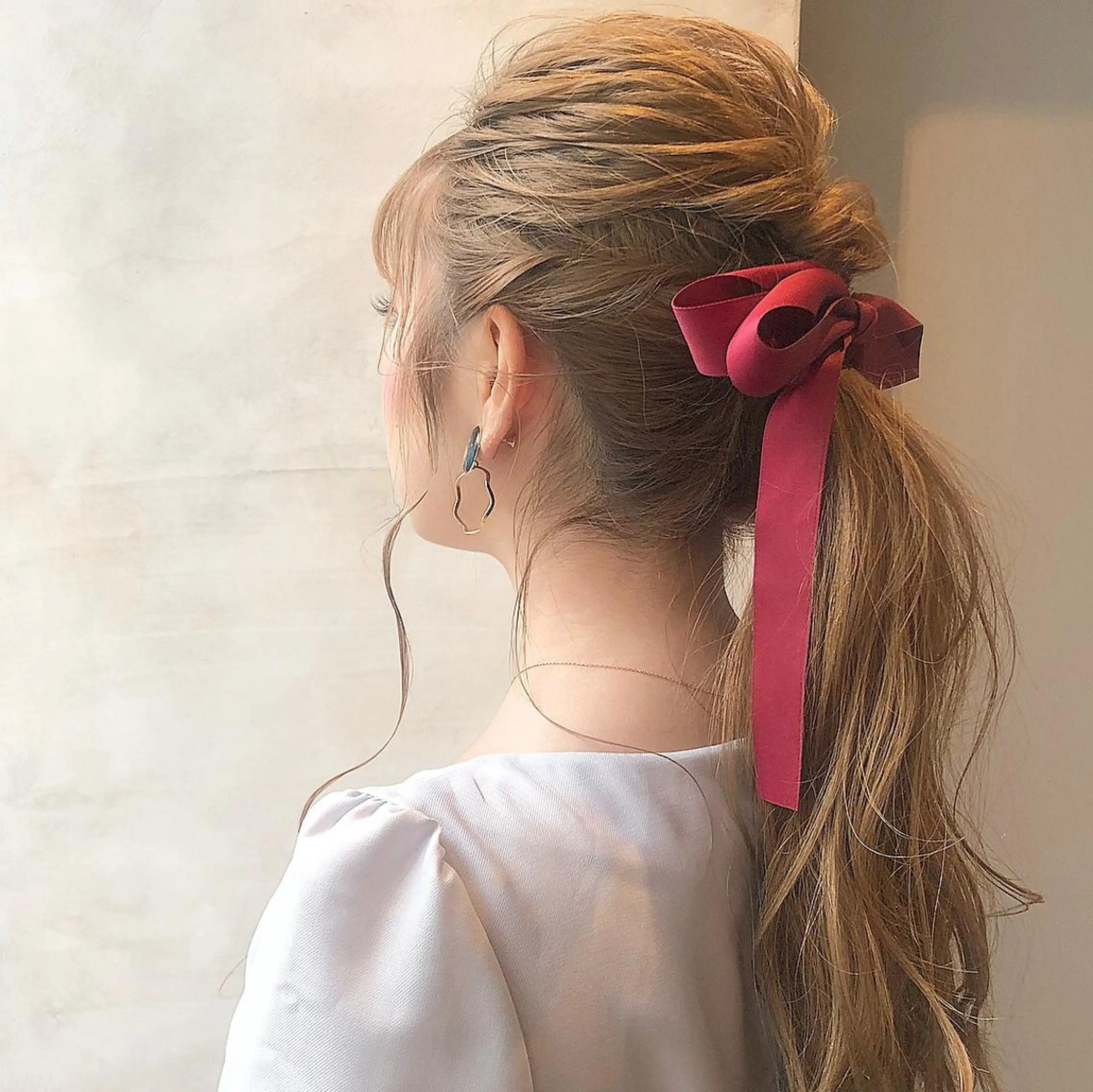 ヘアアレンジ 簡単アレンジ 圧倒的透明感カラー nana🦕のヘアスタイル