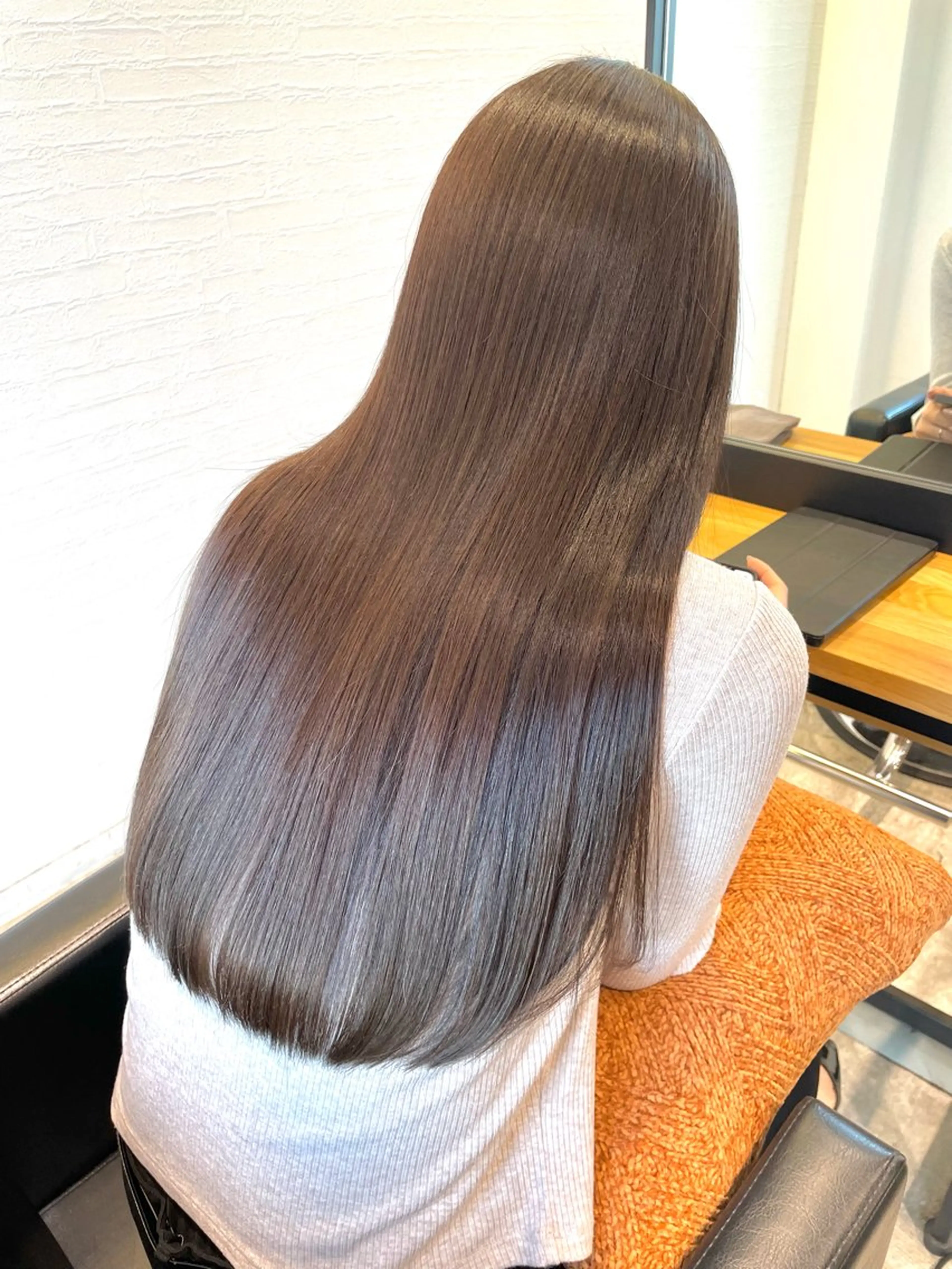 縮毛矯正の写真