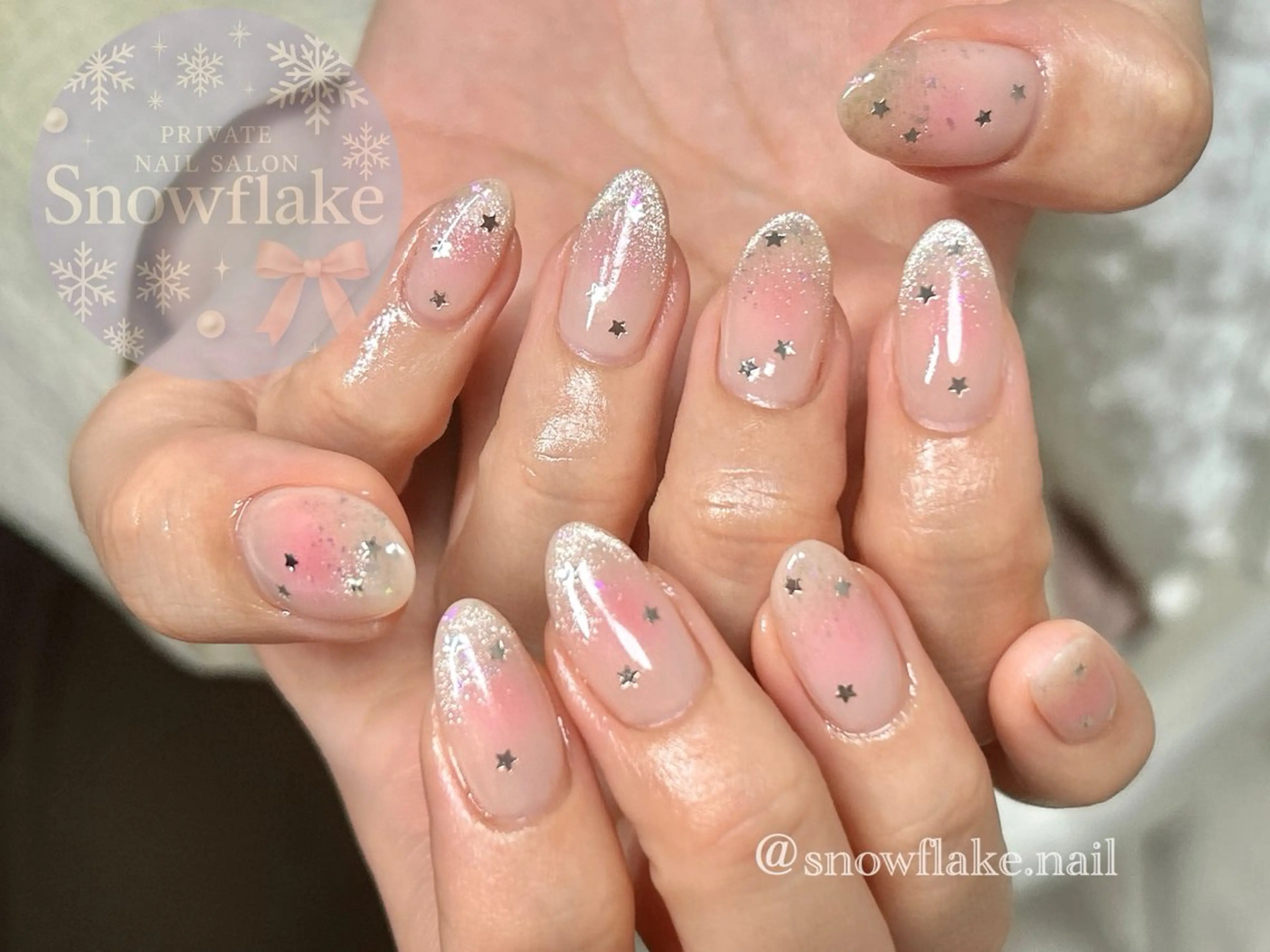 ネイル Snow flake 🫧YUKIのネイルデザイン