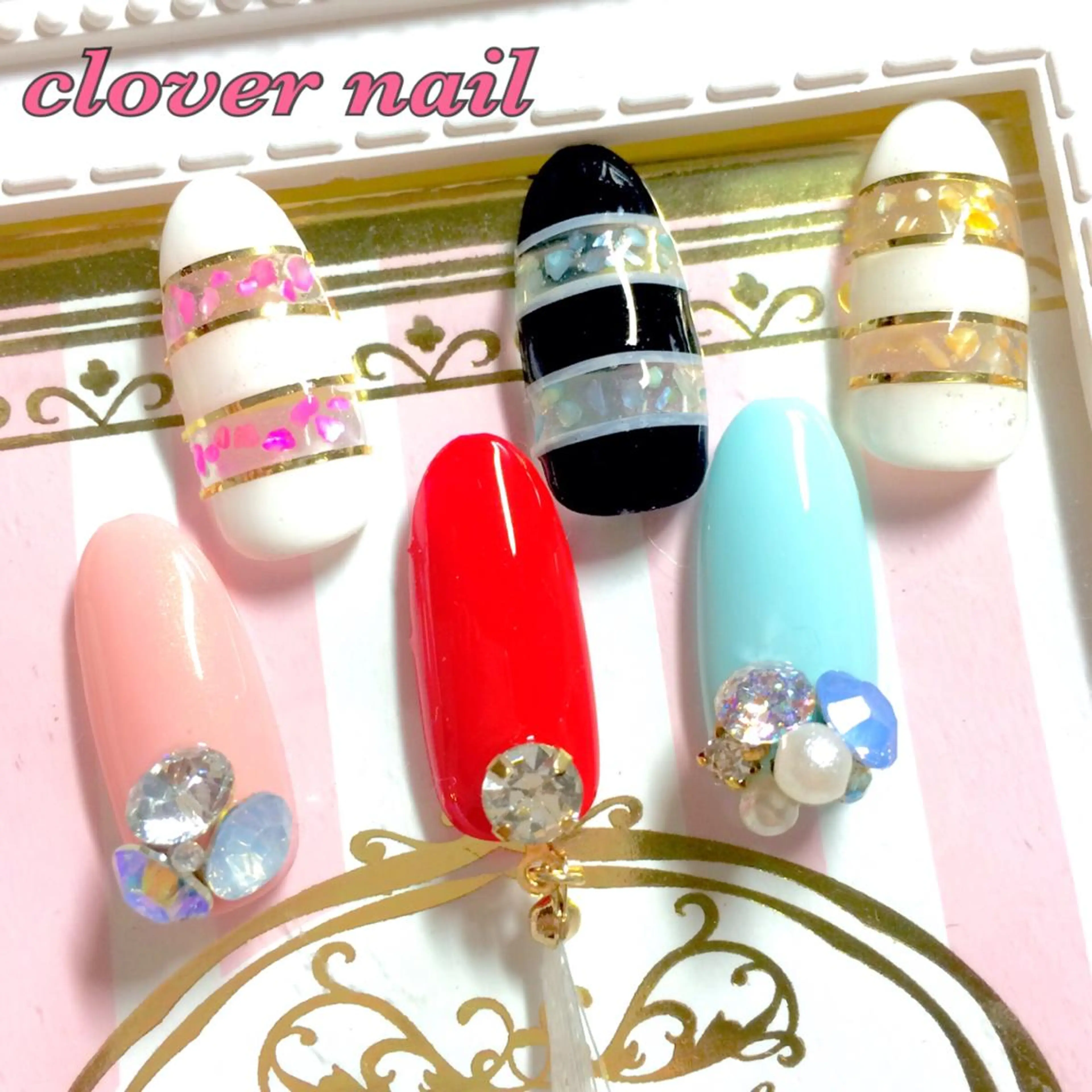 ネイル clover nailのネイルデザイン