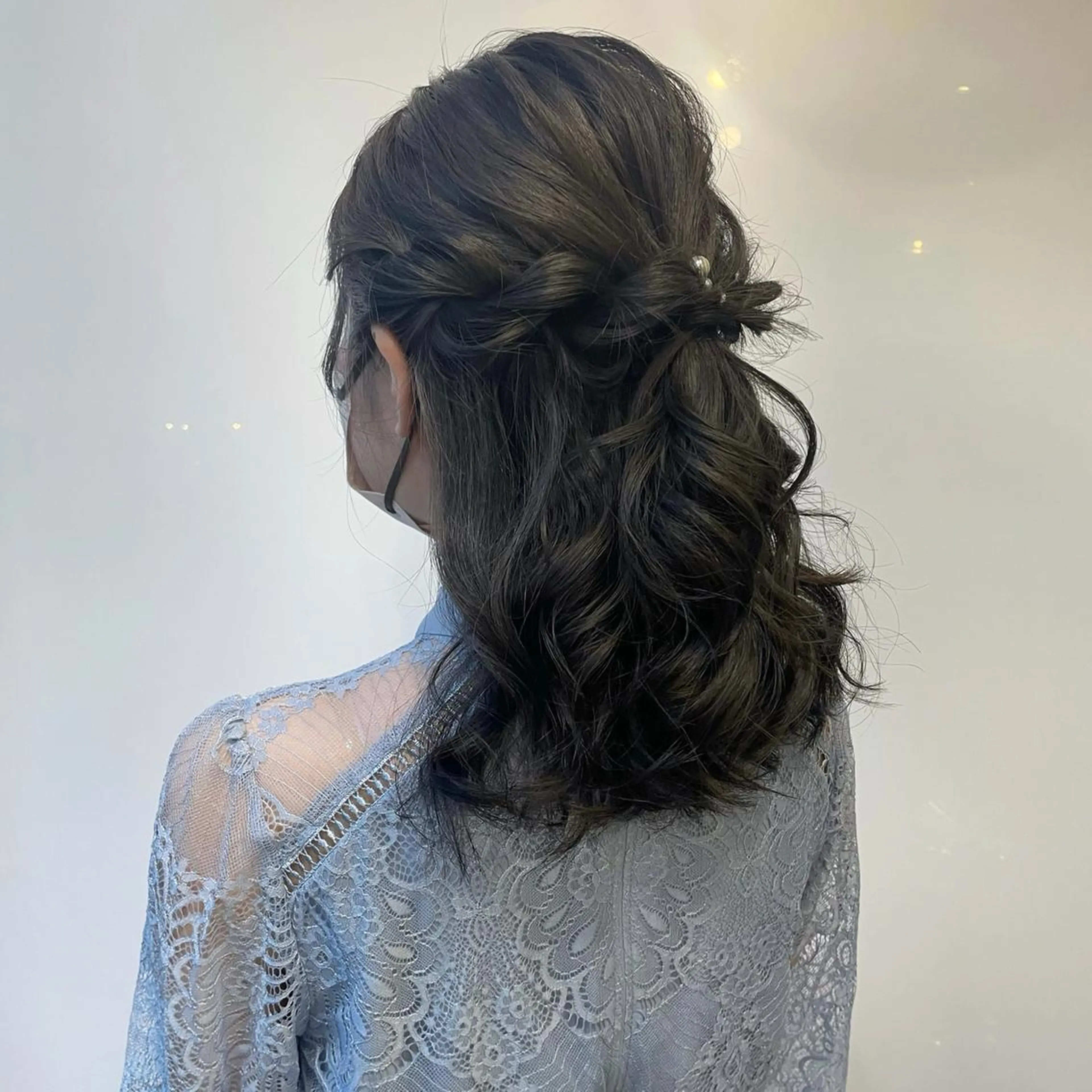 ヘアアレンジ ヘアセット レイヤーカット/ 縮毛矯正/ミサキ💐のヘアスタイル