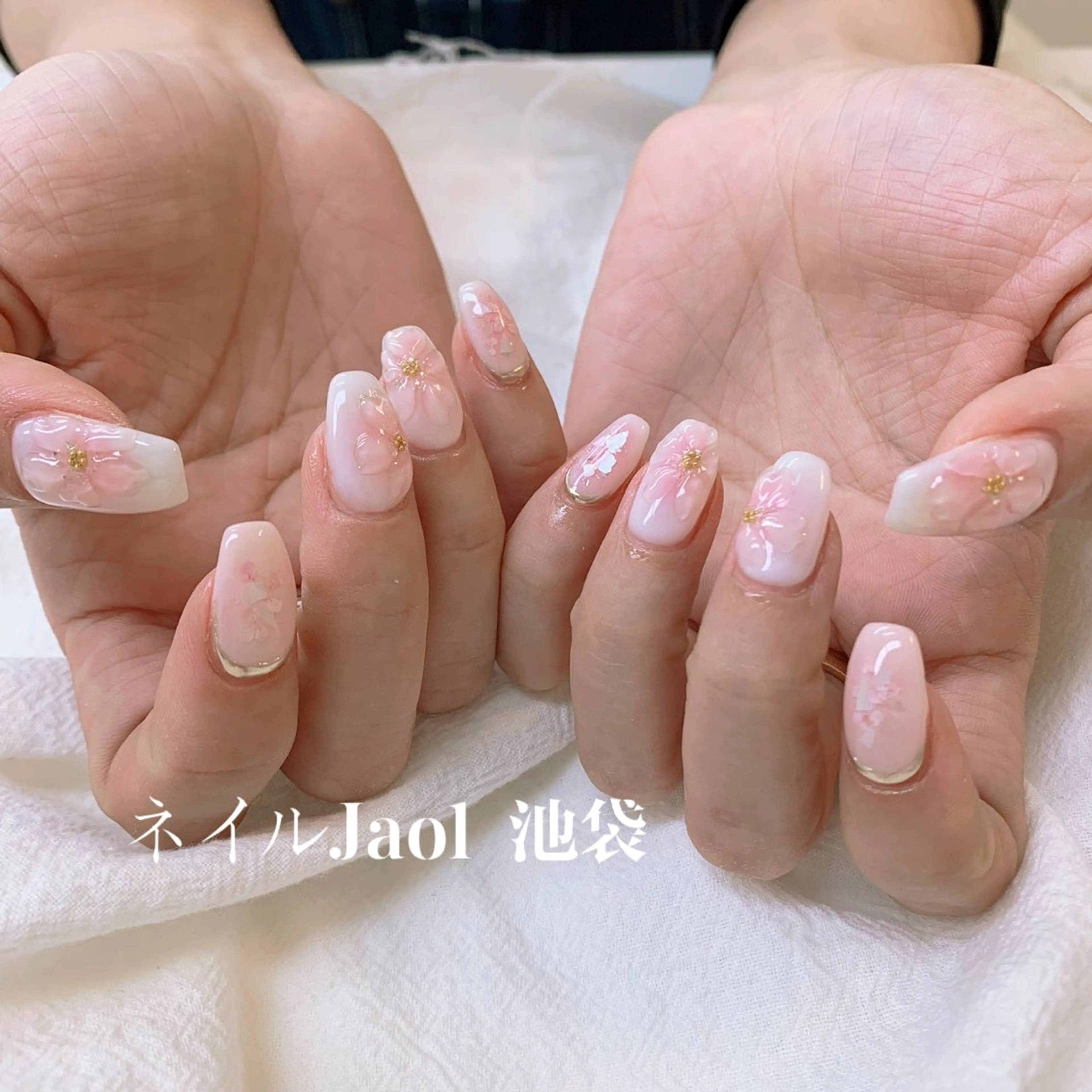 ミディアム ハンドネイル nail jaol池袋店所属・ネイルJaol 池袋のネイルデザイン