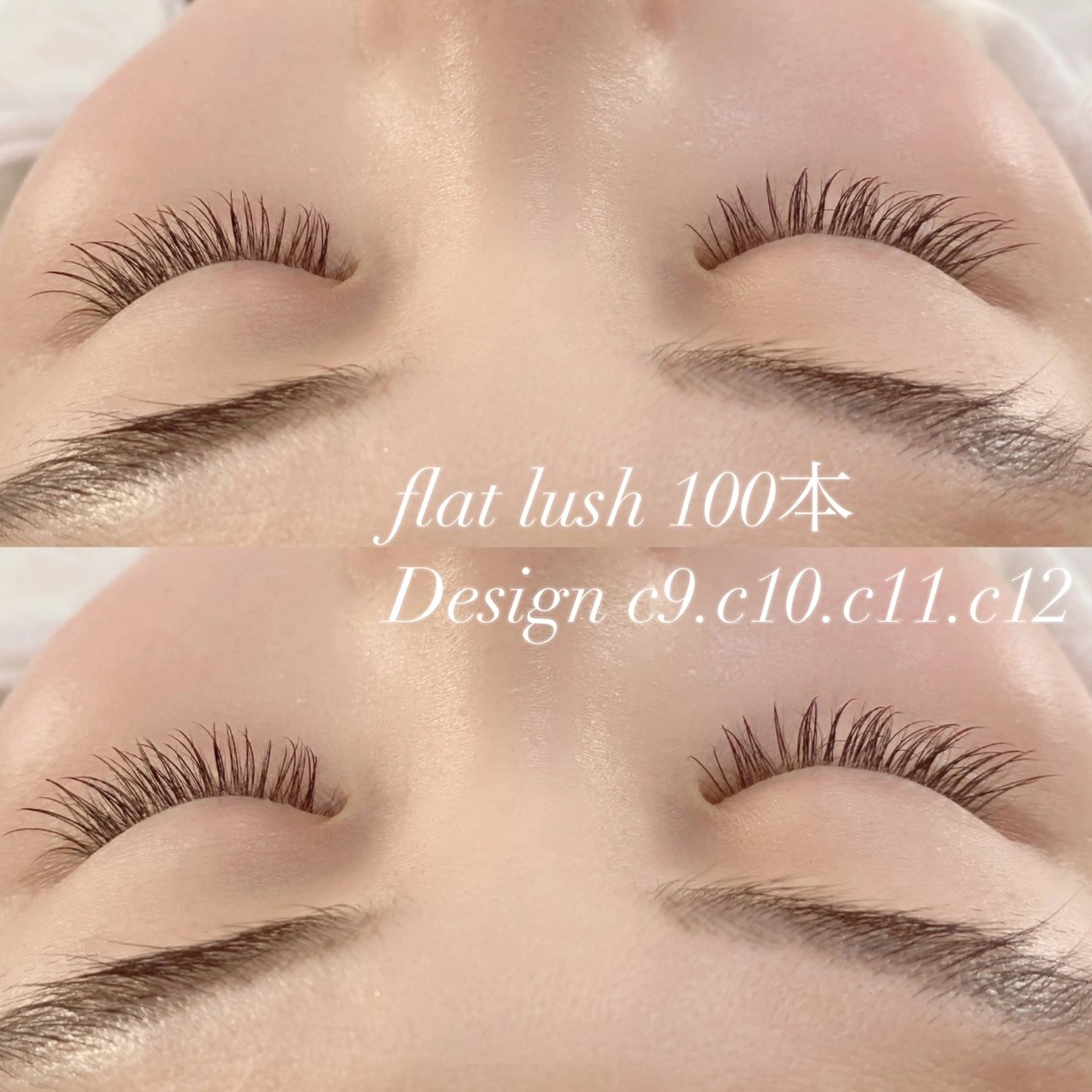 マツエク・マツパ フラットラッシュ eyelash salon myuのマツエク・マツパデザイン