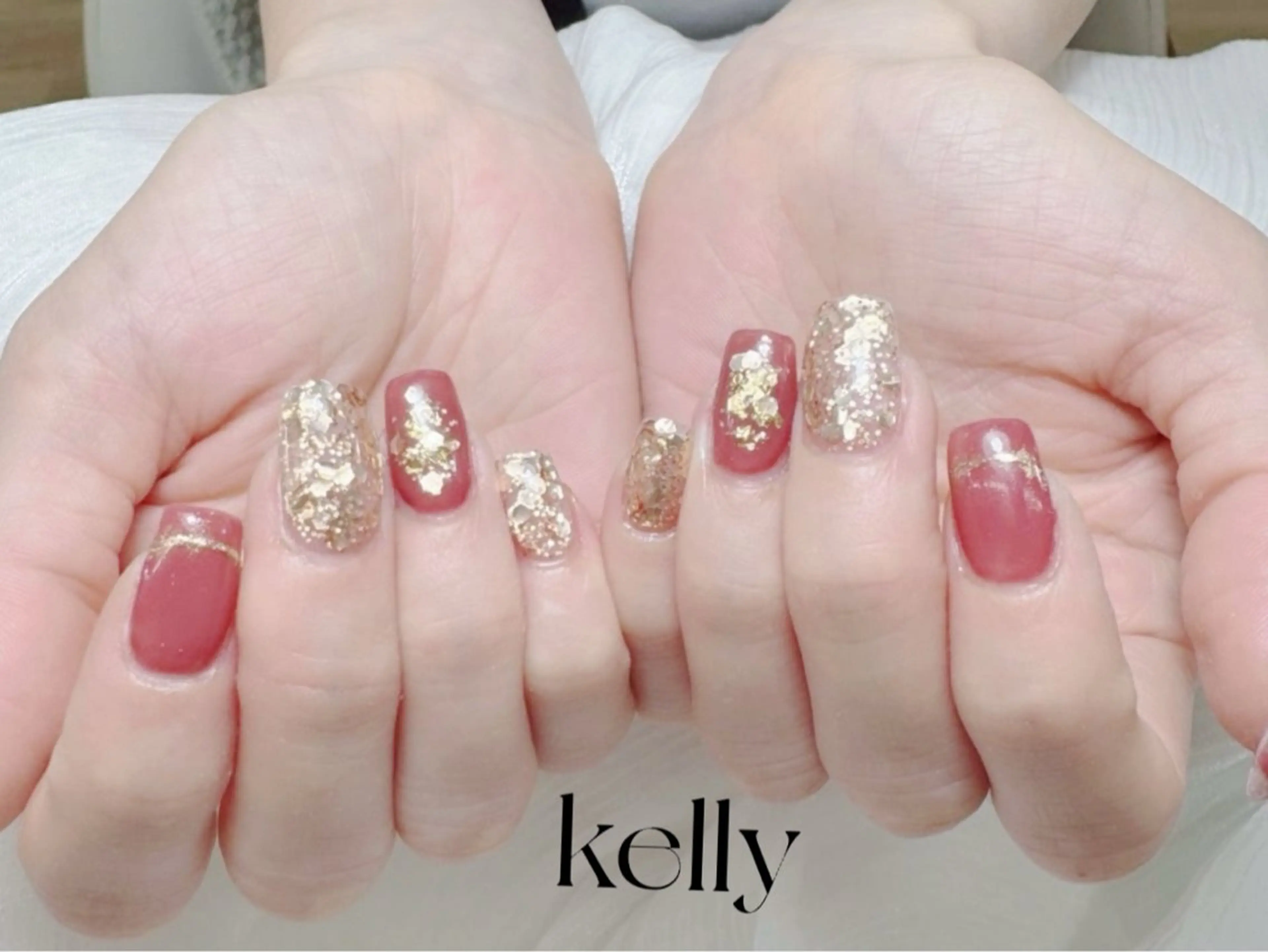 ネイル ハンドネイル ハンドケア kelly ．のネイルデザイン