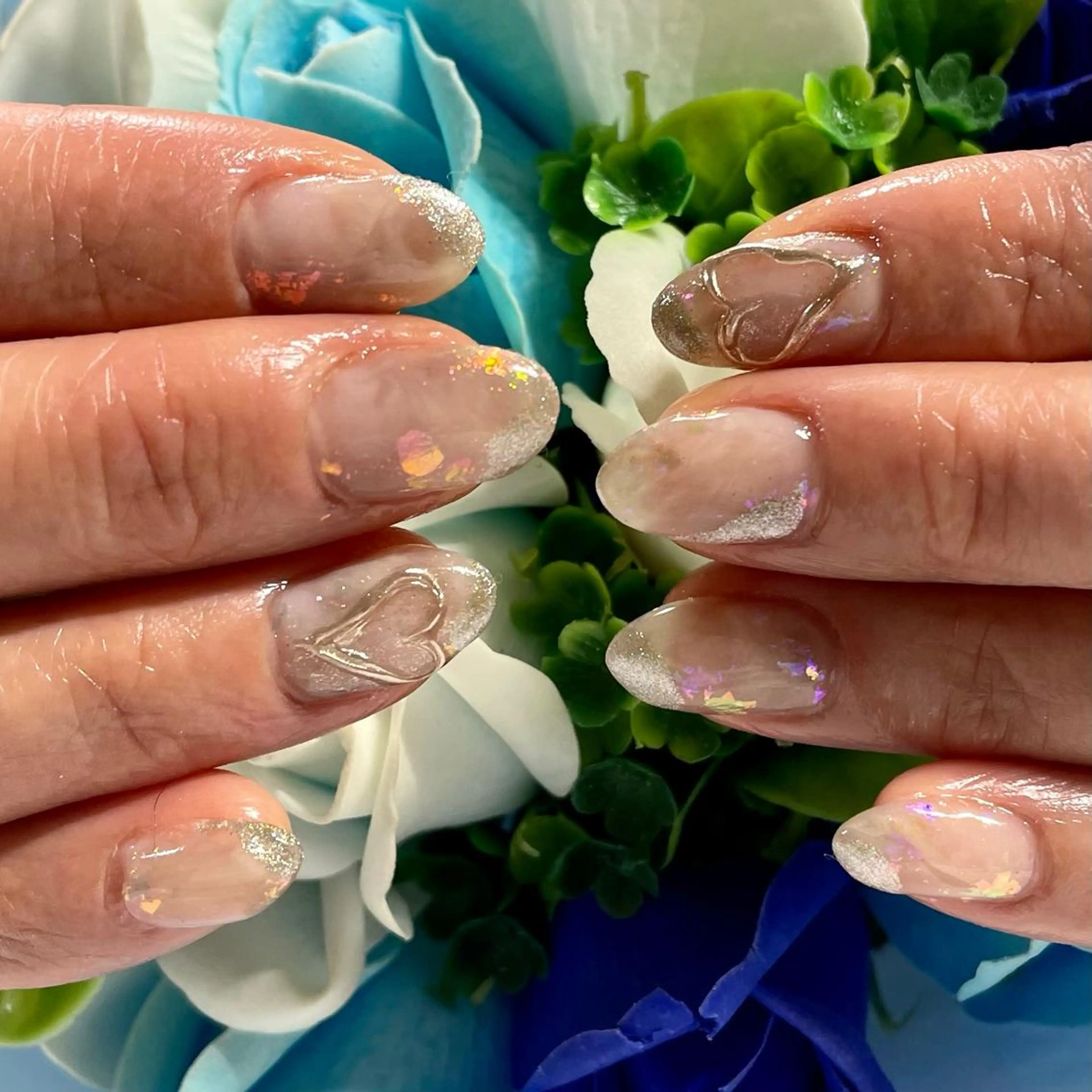 ネイル ニュアンスネイル 奥園 良恵のネイルデザイン