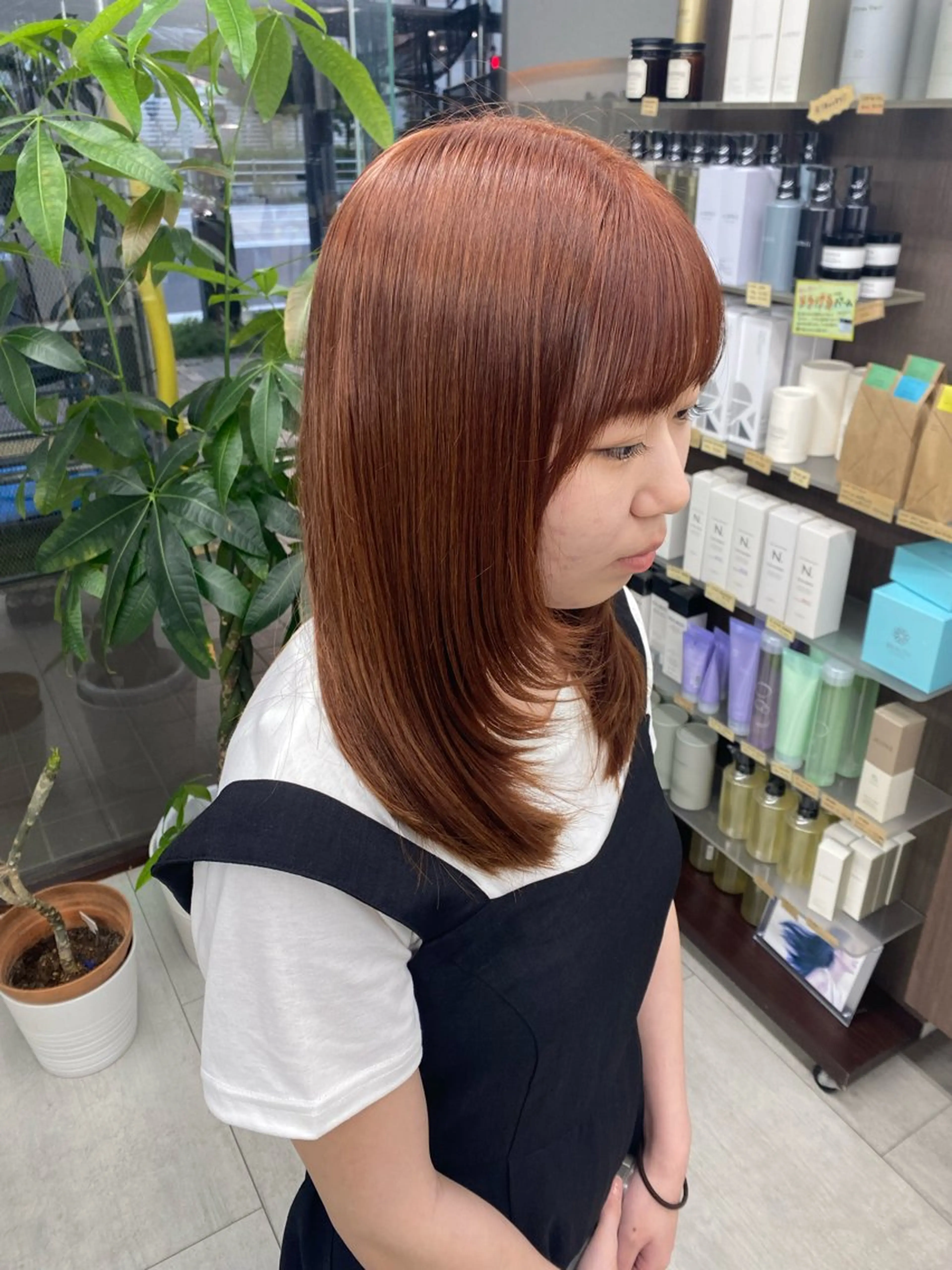 セミロング ヘアカラー 月野涼風 /レイヤーカットのヘアスタイル