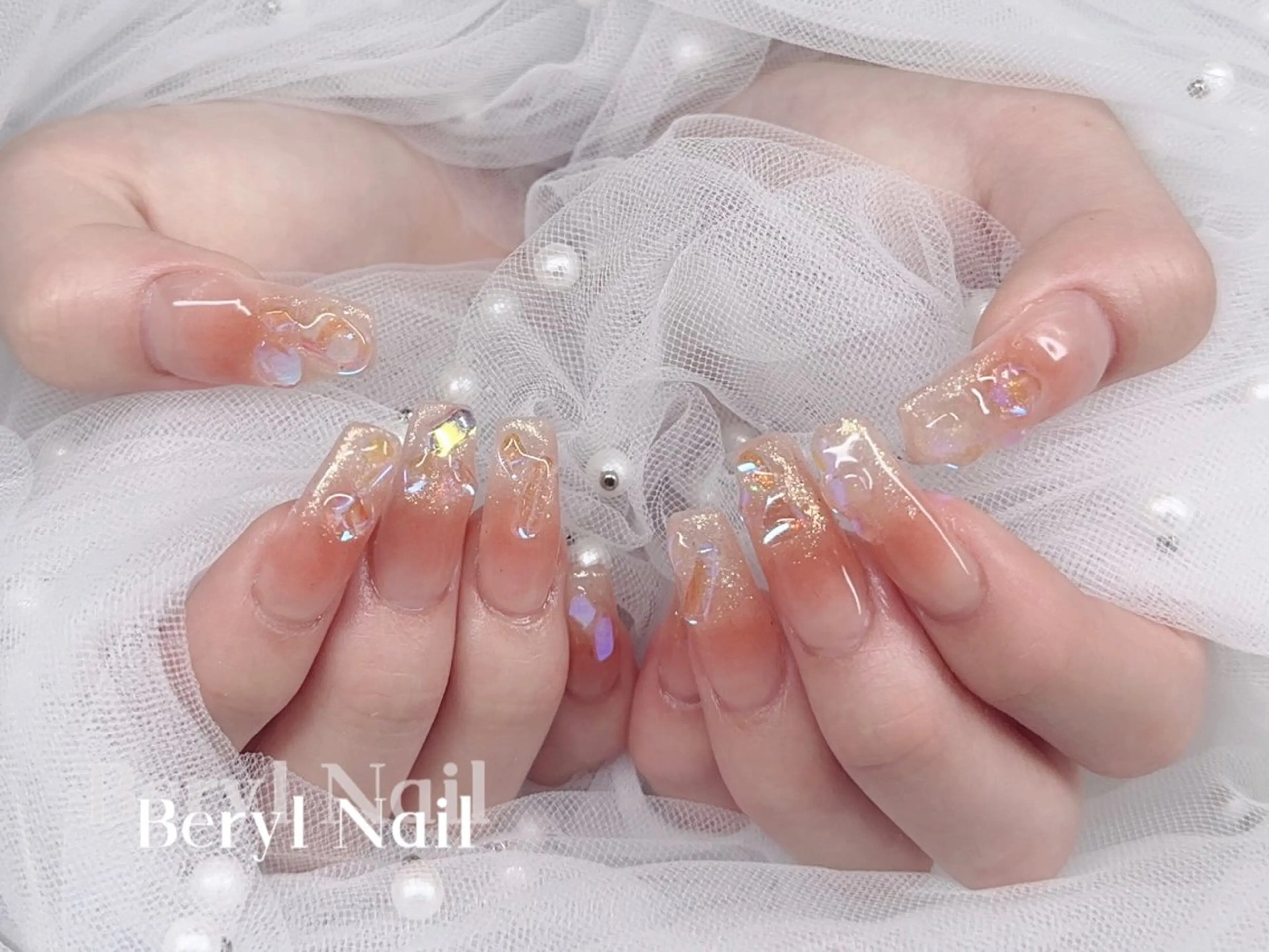 ロング ハンドネイル Beryl Nail所属・Beryl Nail 新大久保のネイルデザイン