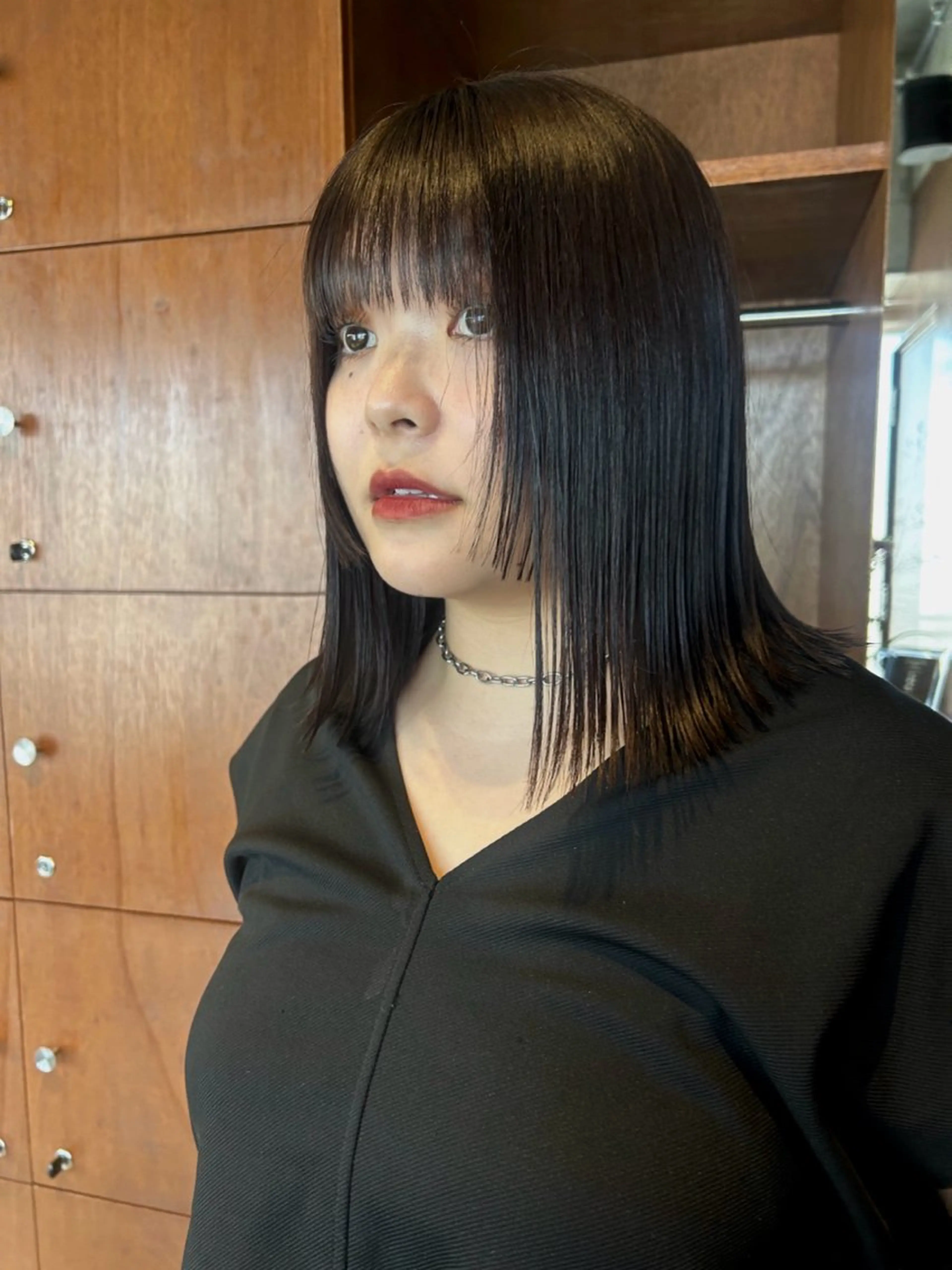 ミディアム 柔らかいオリーブ🍃 カラーNatsumiのヘアスタイル