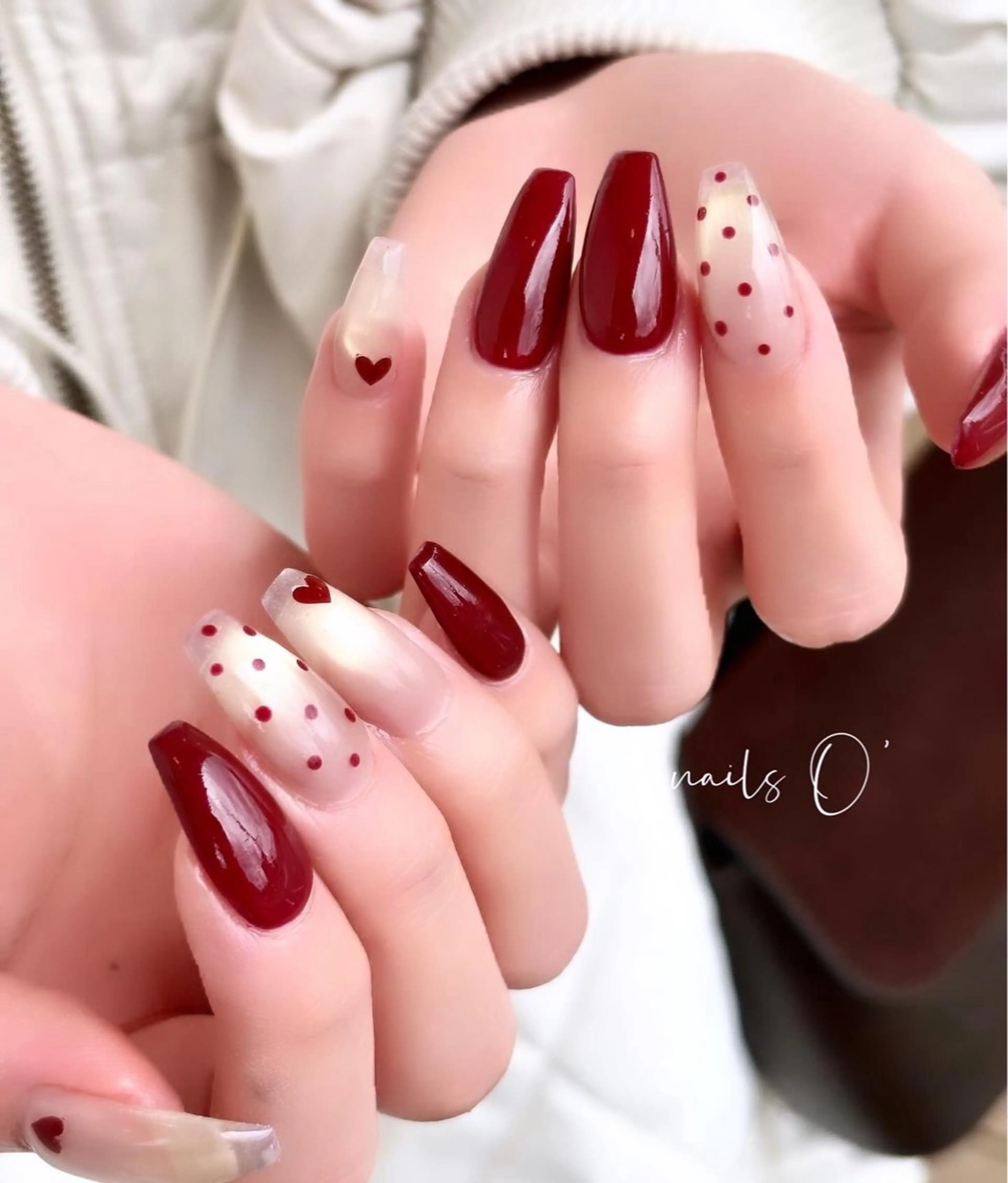 ネイル 大人可愛いネイル🎗 Hinaのネイルデザイン