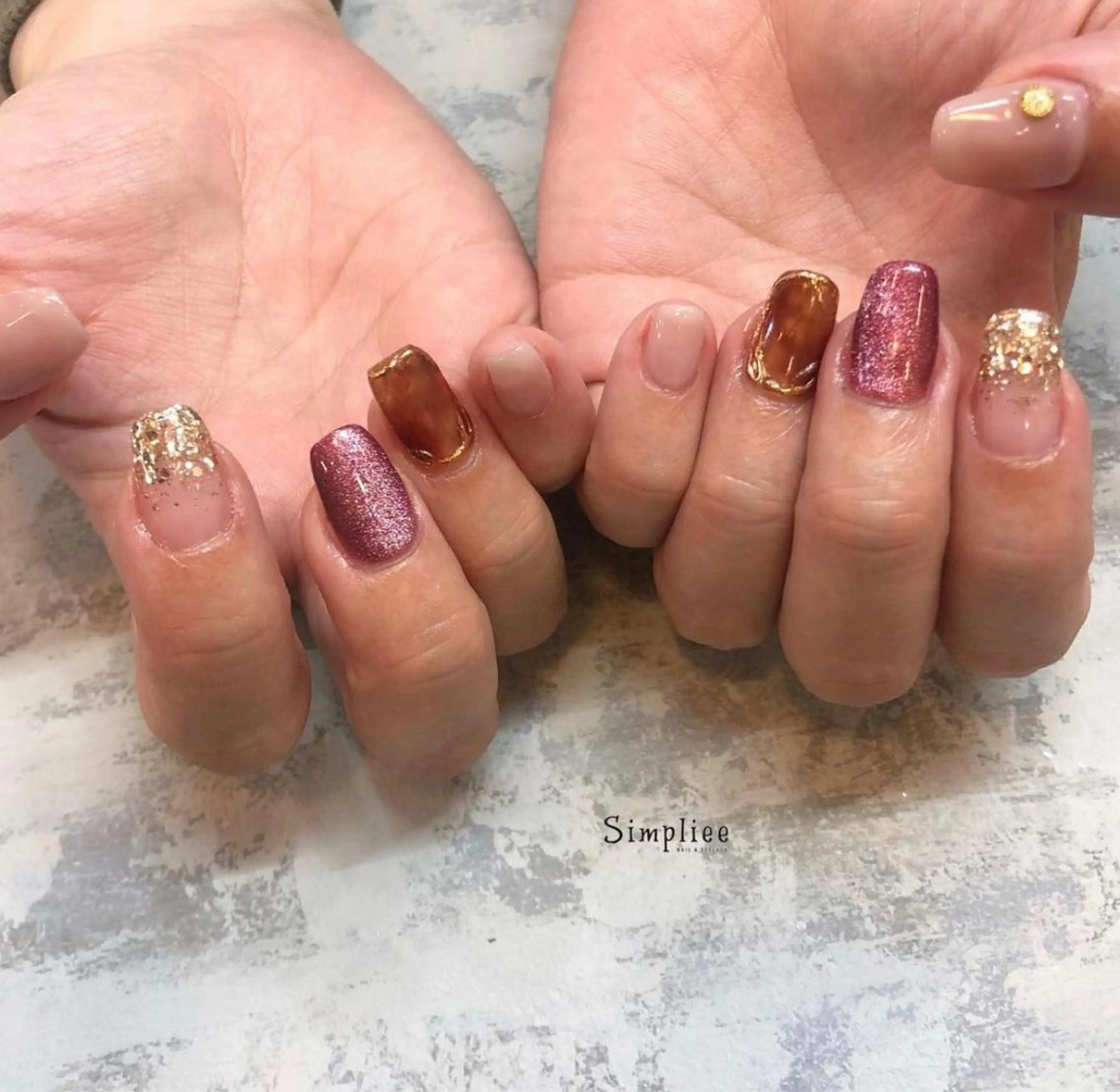 ネイル Simpliee NAIL & EYE 下北沢店 (シンプリー)所属・la.lieto/ arisaのネイルデザイン