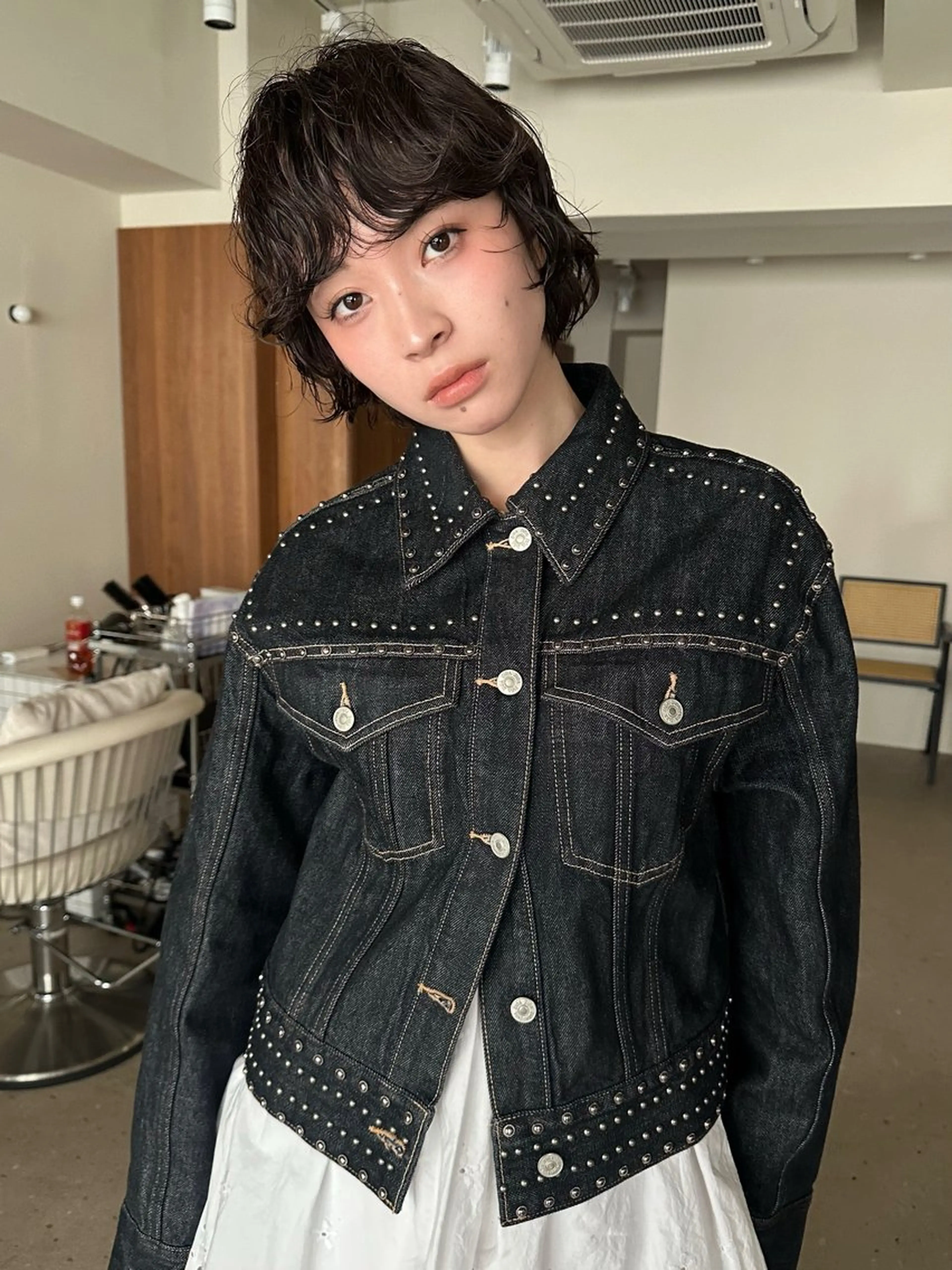 ショート パーマ カット パーマ ボブ/似合わせ レイヤーcocomoのヘアスタイル