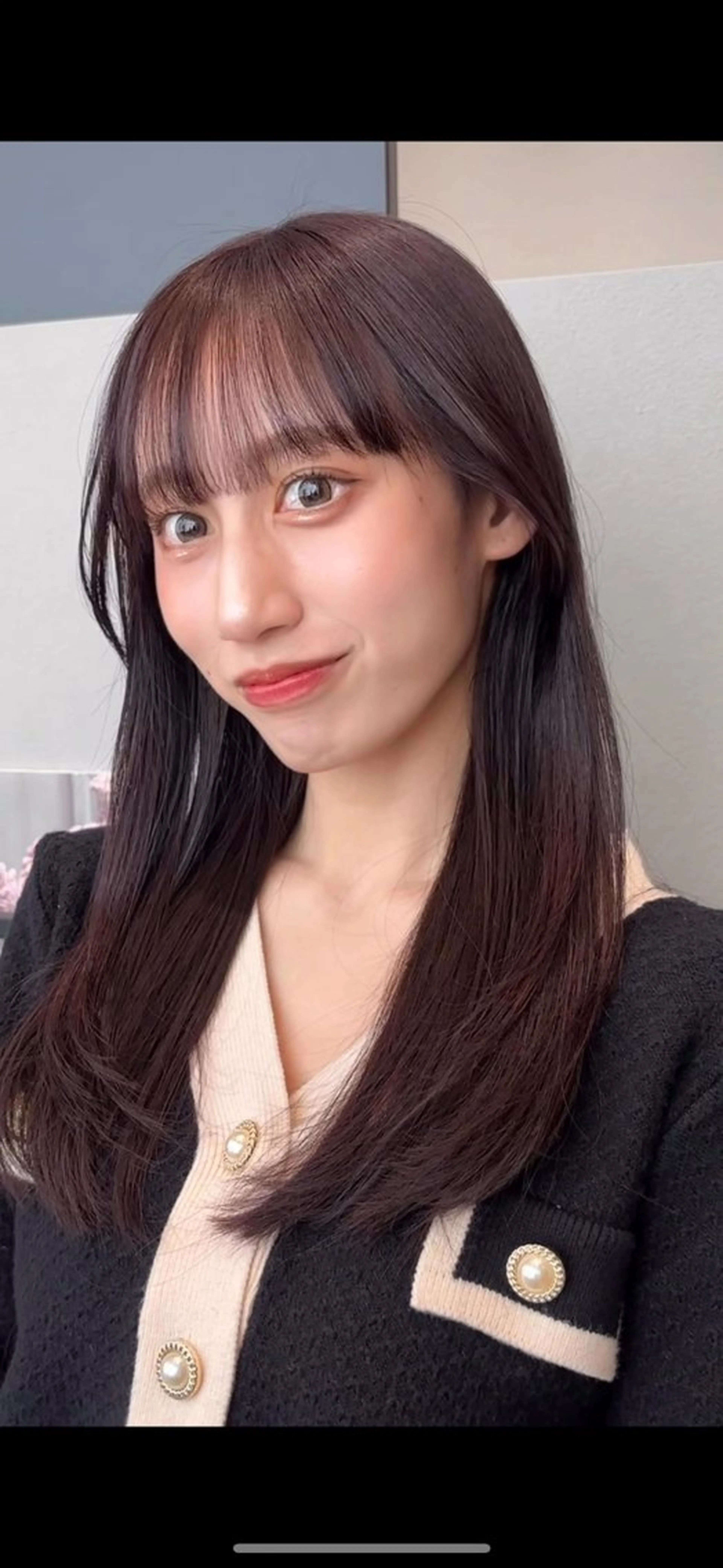 ロング カラー ブラウンカラー ラベンダーカラー ktwo☆ 暗艶髪☆姫野琳のヘアスタイル