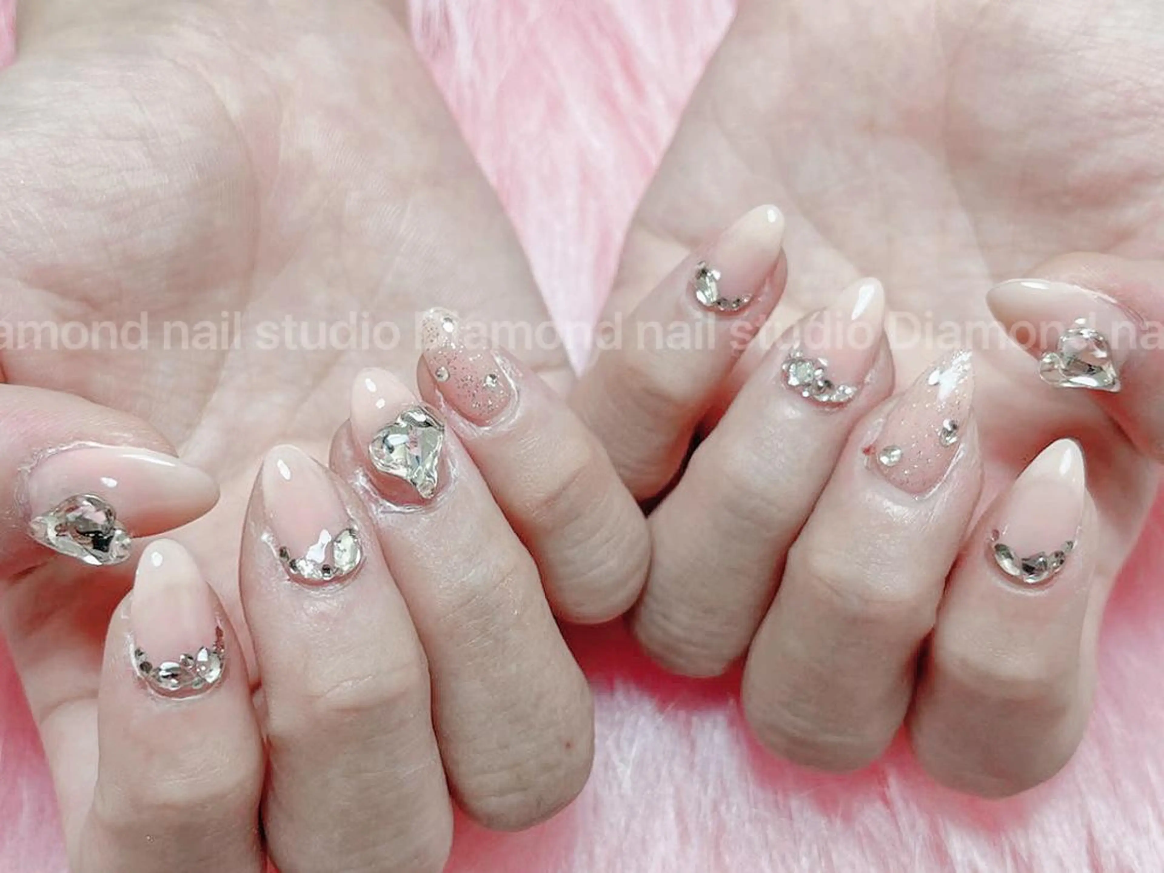 ロング ハンドネイル DIAMOND 💅のネイルデザイン