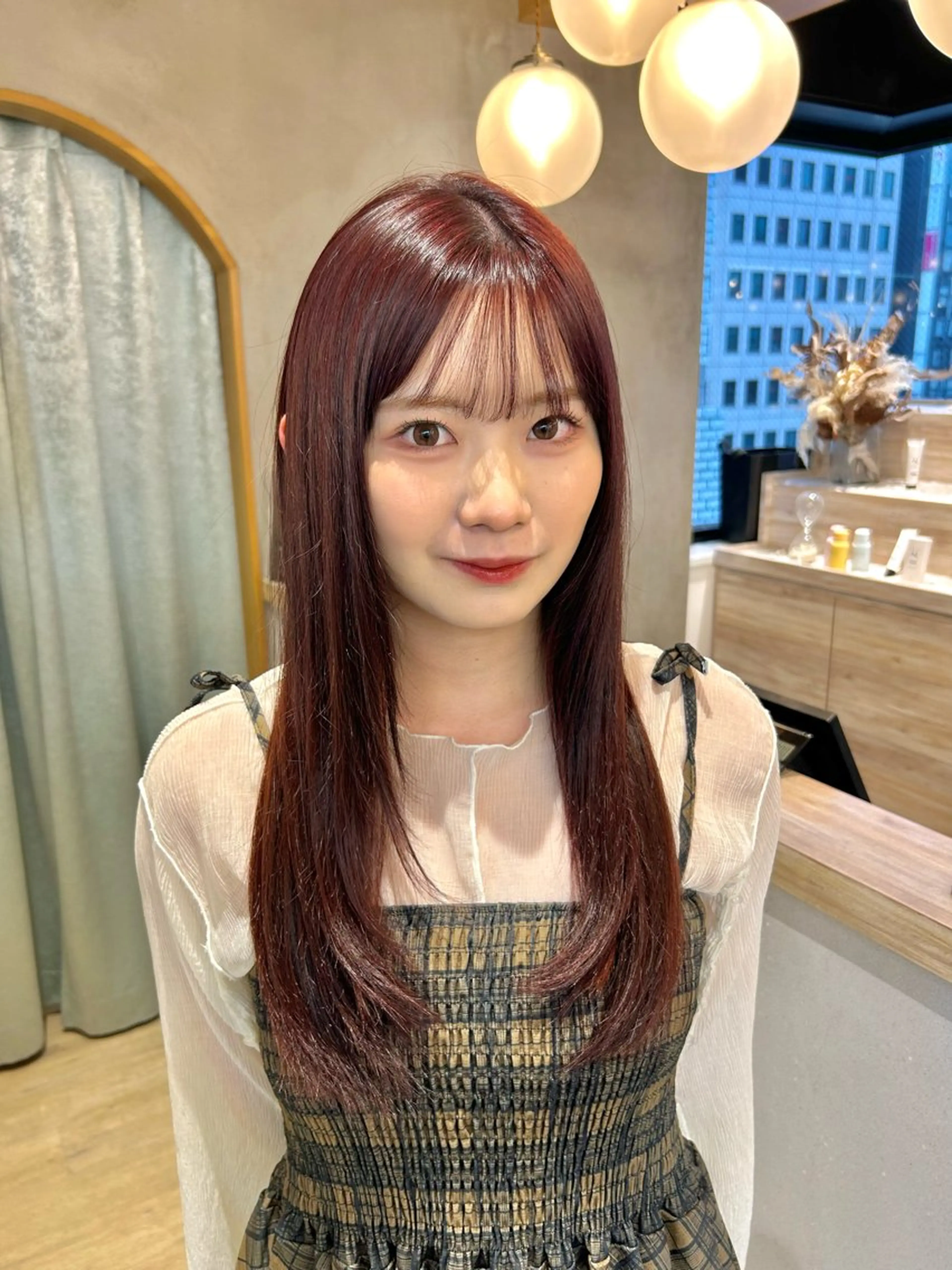 ロング カット ヘアカラー トリートメント 🩵縮毛矯正/ブリー チ/髪質改善/いつかのヘアスタイル