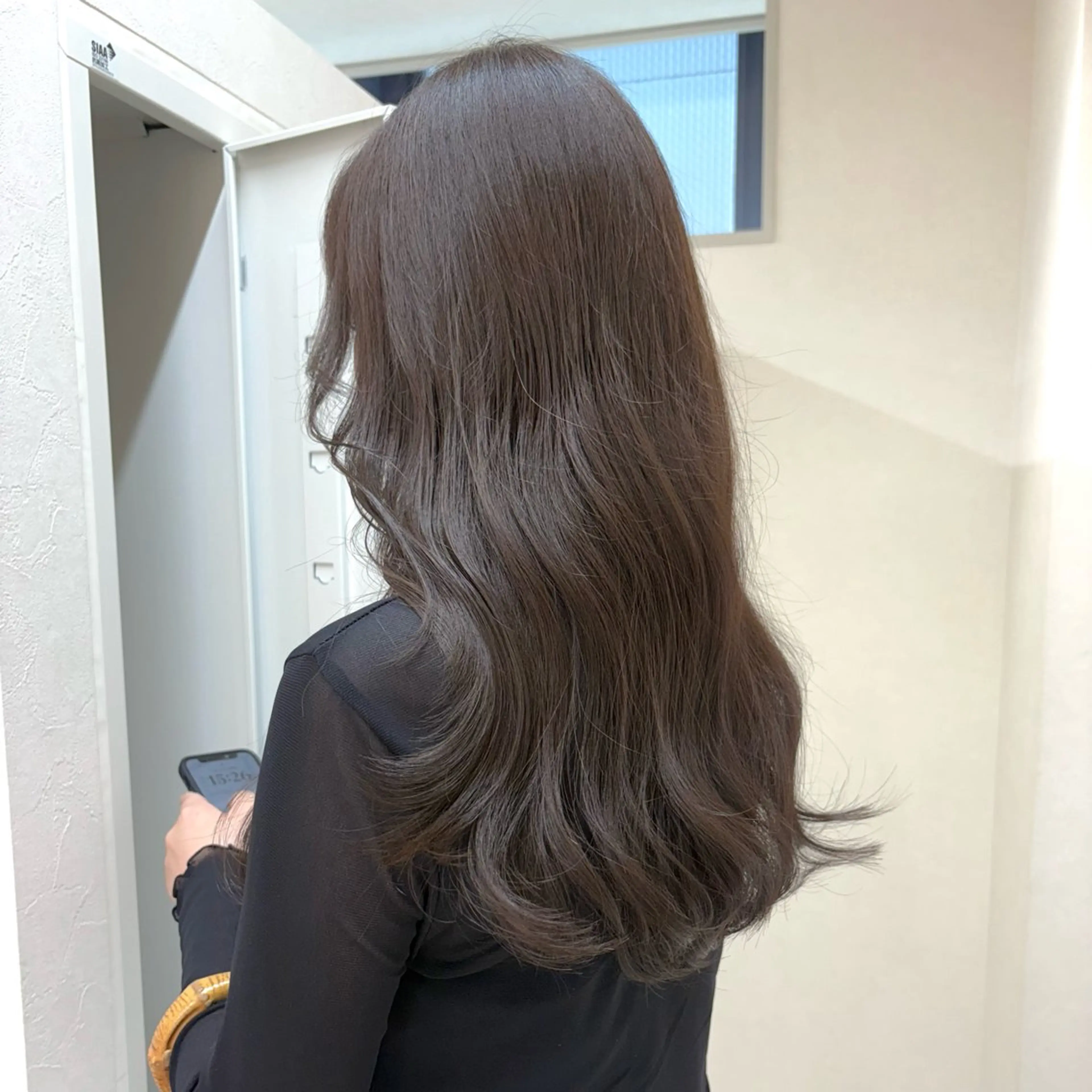 セミロング カラー カット ヘアカラー トリートメント SAKURA 髪質改善/ヘアセットのヘアスタイル