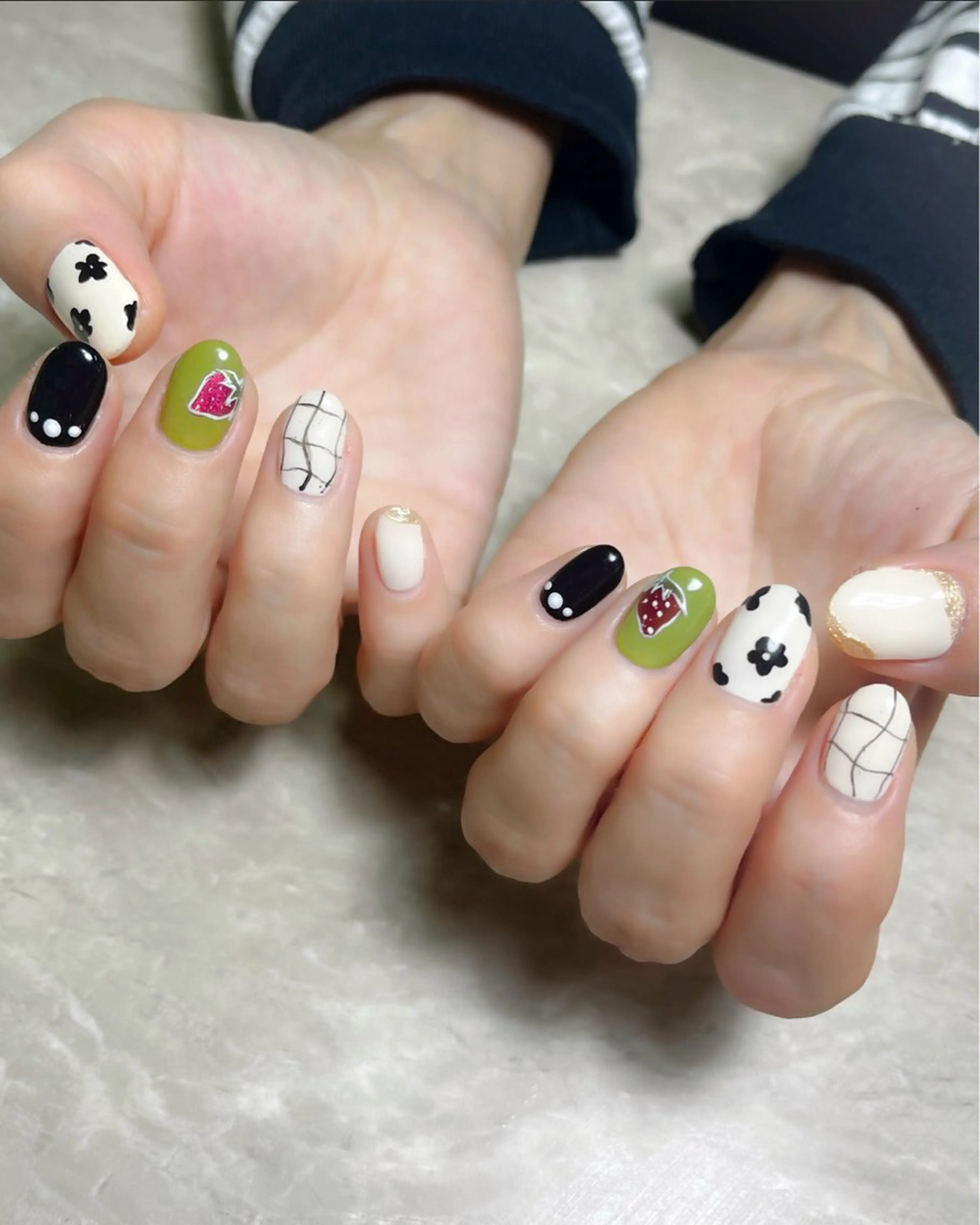 ネイル アートネイル 持ち込み Li.m nail リム ネイルのネイルデザイン