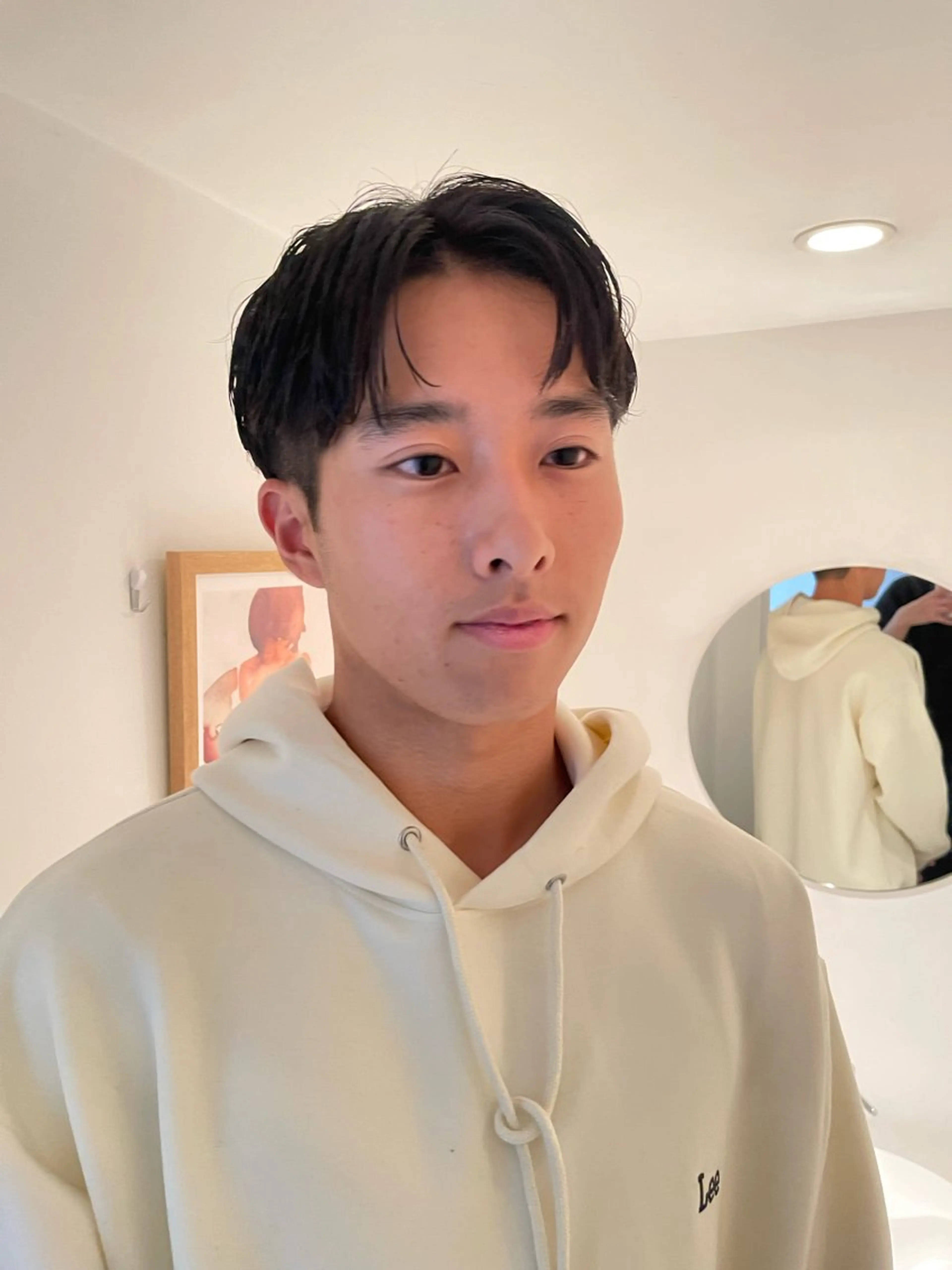 メンズ センターパート ボブ/レイヤー /河内温太のヘアスタイル