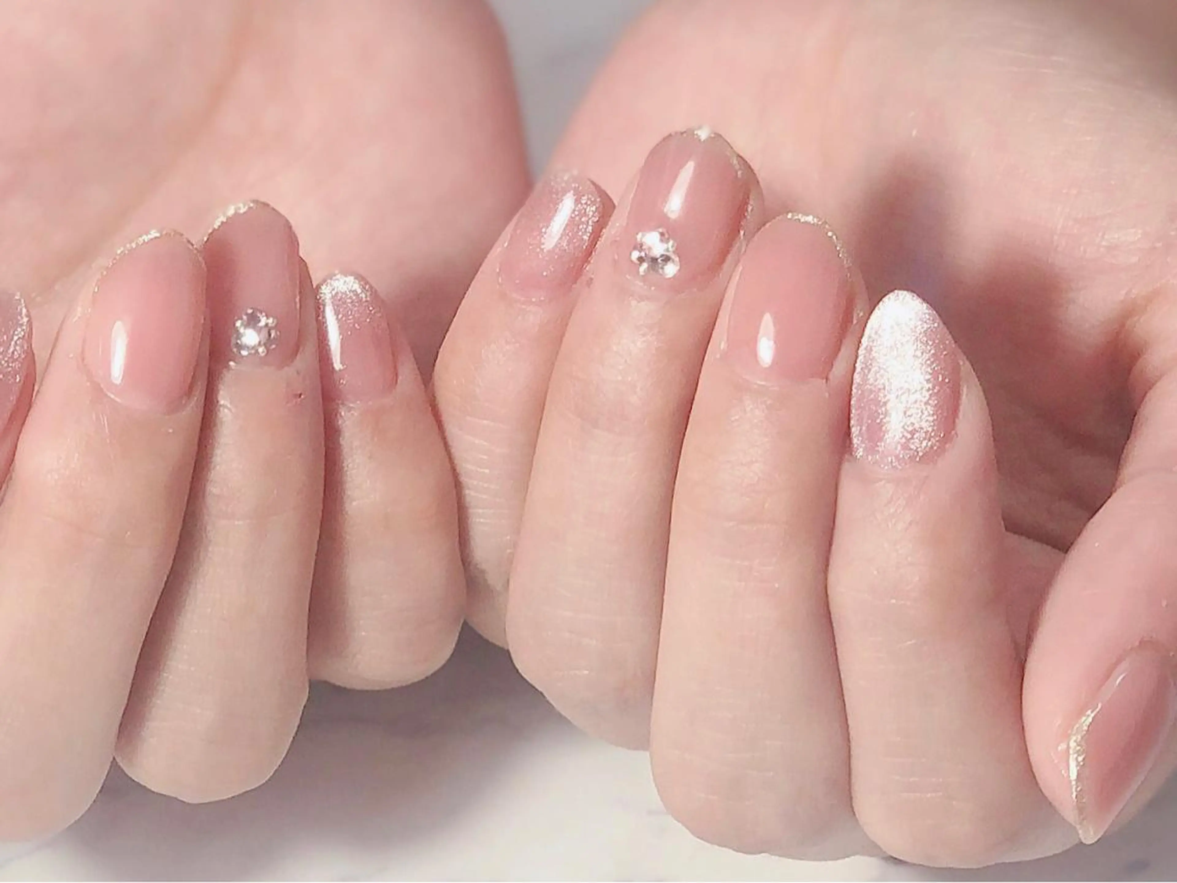 ネイル アートネイル ジェルネイル オフィスネイル ワンカラーネイル 辻野 和枝のネイルデザイン