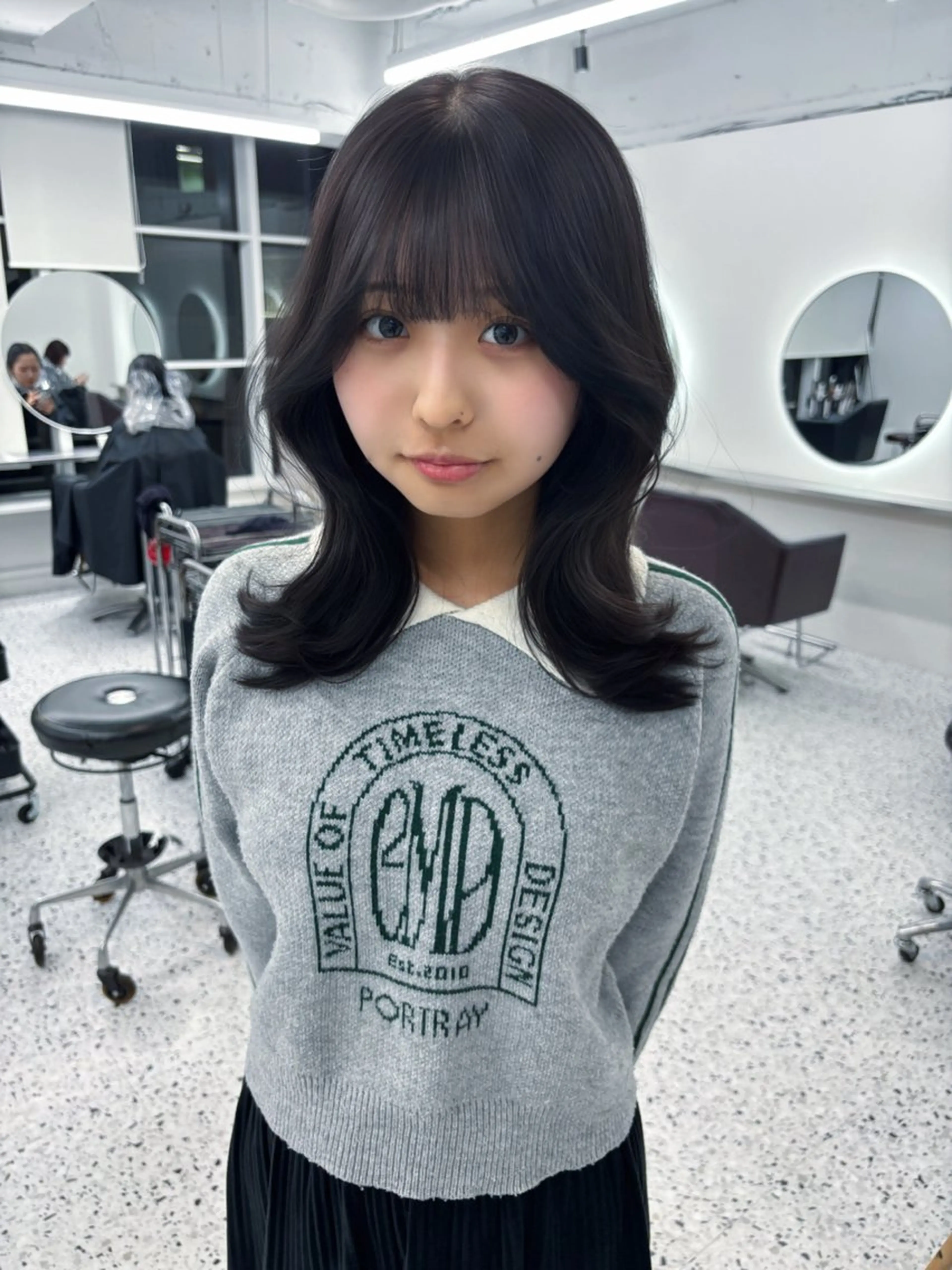 ミディアム 🩵透明感艶髪 縮毛矯正masa🩵のヘアスタイル