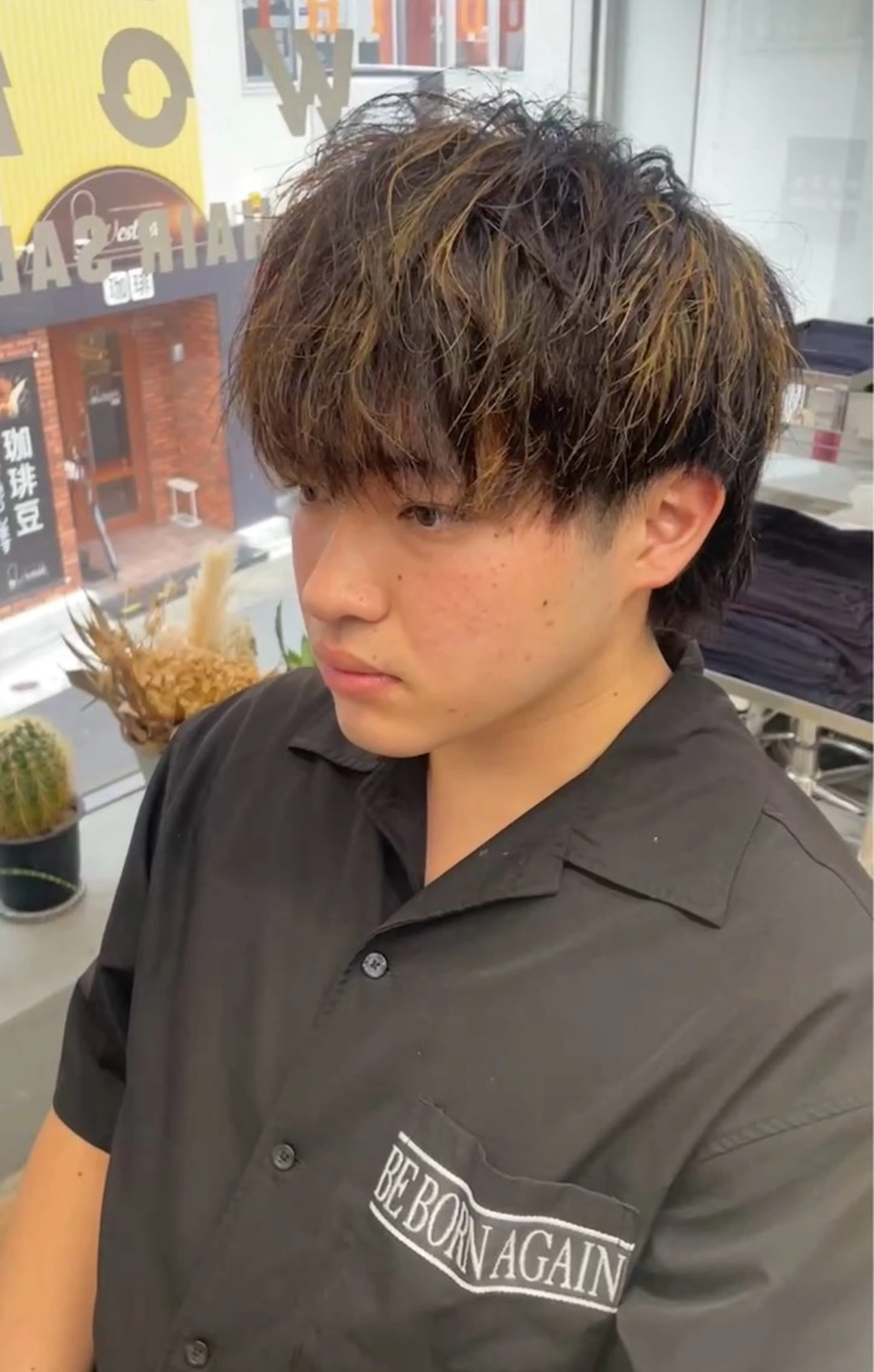 ショート カラー メンズ メンズ専門サロン wokeのヘアスタイル