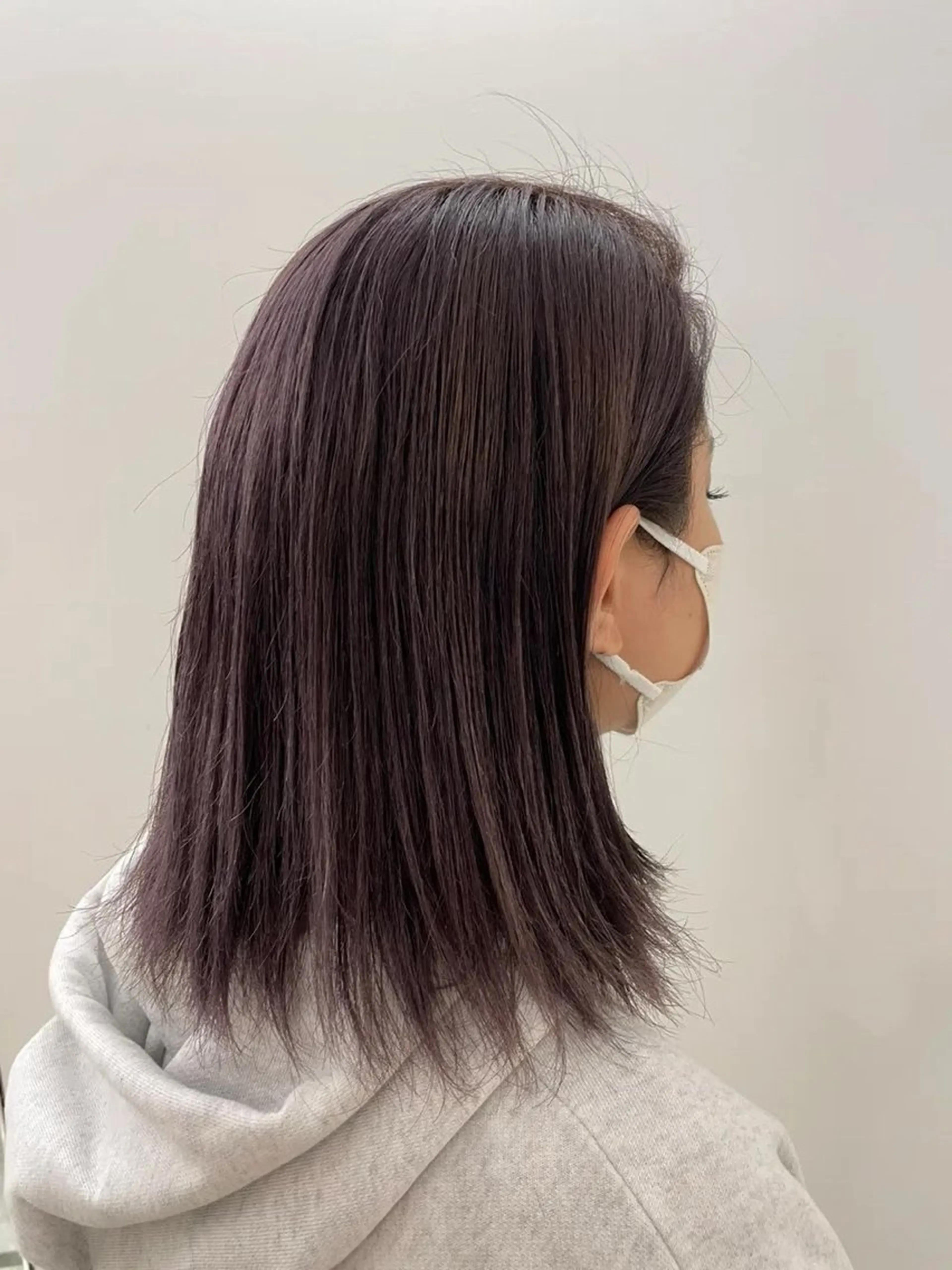 ミディアム 💖ASUKA 💜/透明感カラーのヘアスタイル