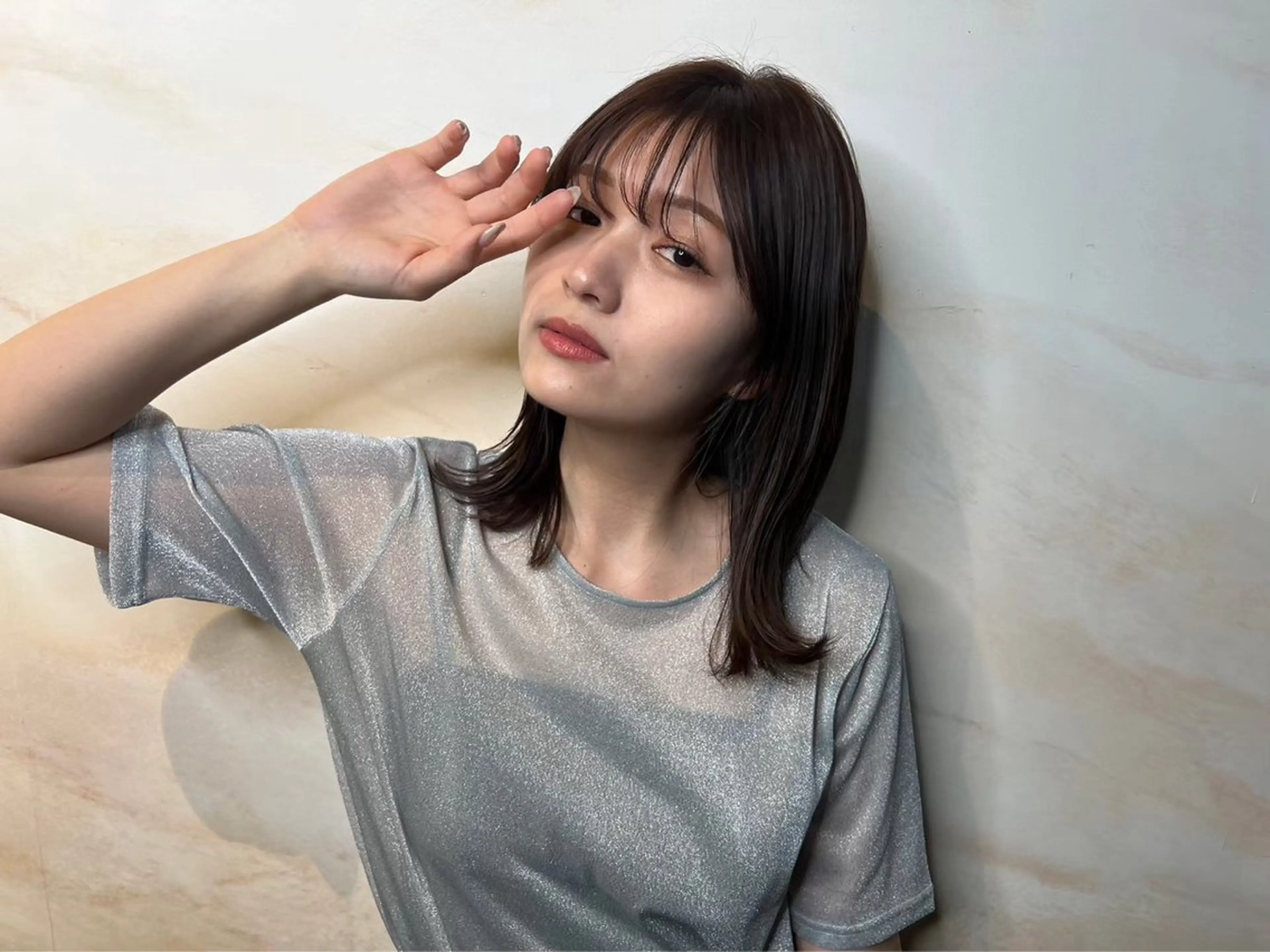 ミディアム 青田 明日海のヘアスタイル