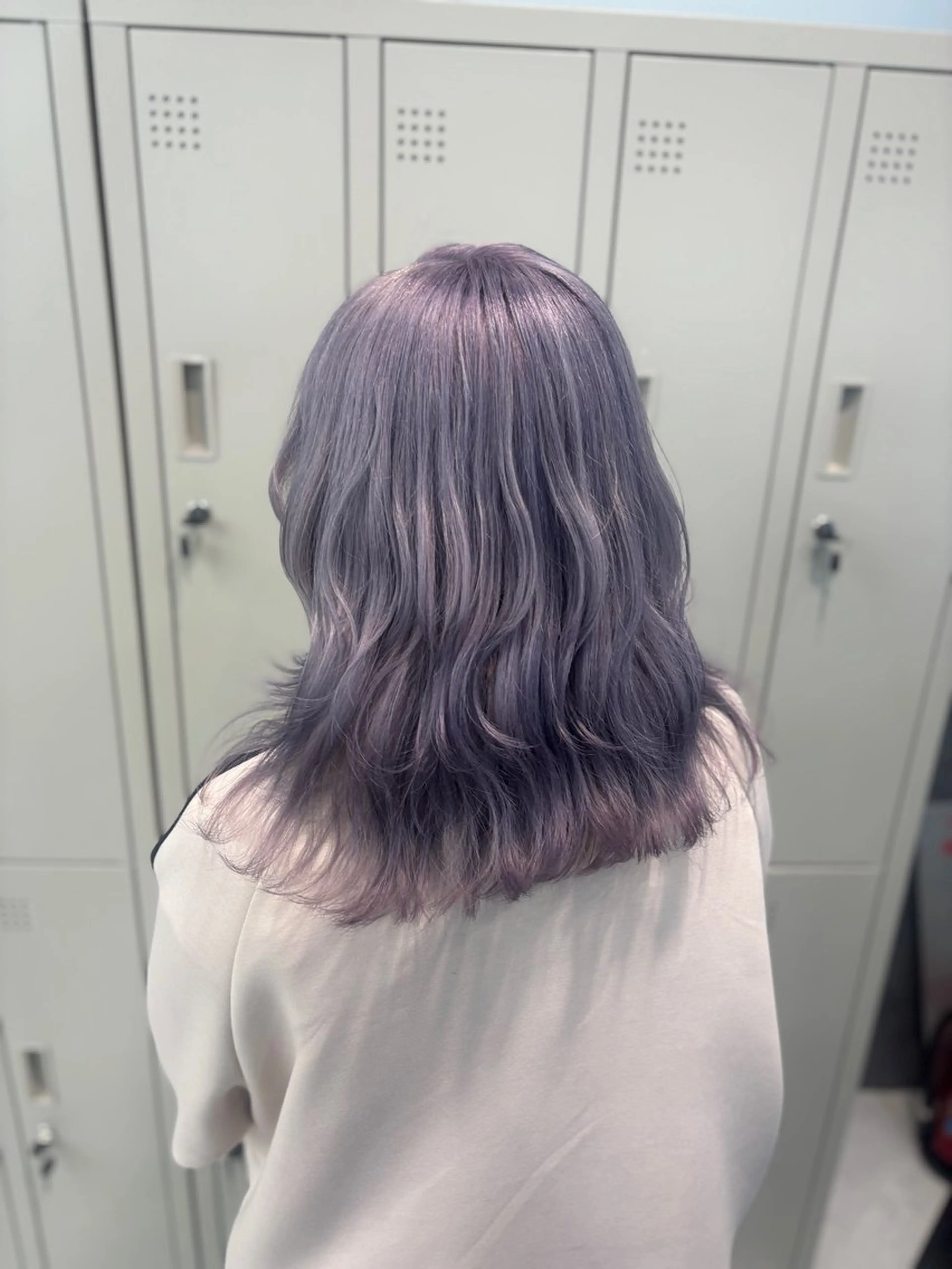 セミロング カラー ヘアアレンジ ミルクティー/ピンク カラー/ みう🎀のヘアスタイル